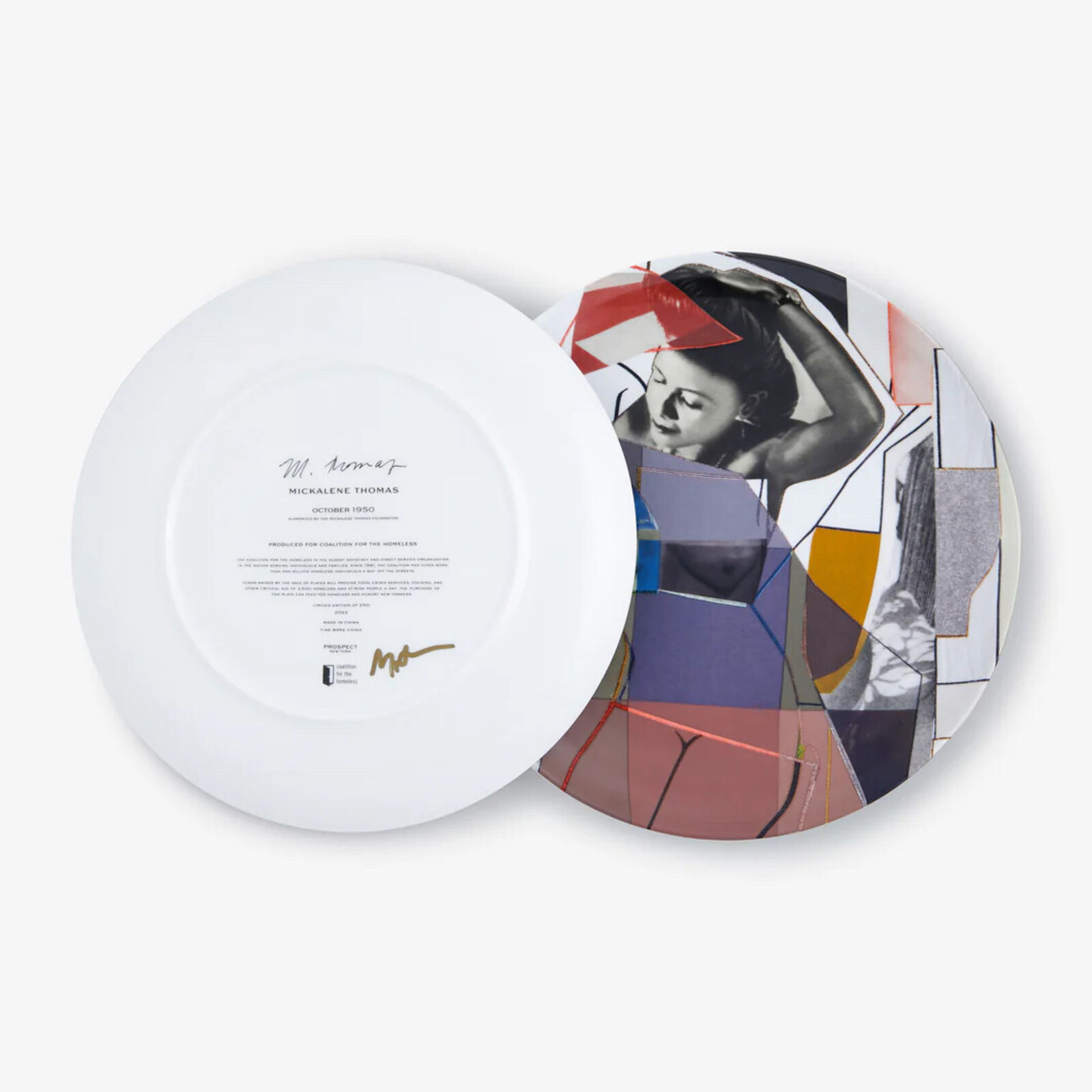 Artwork by Mickalene Thomas, October, 1950, Made of Fine bone china 