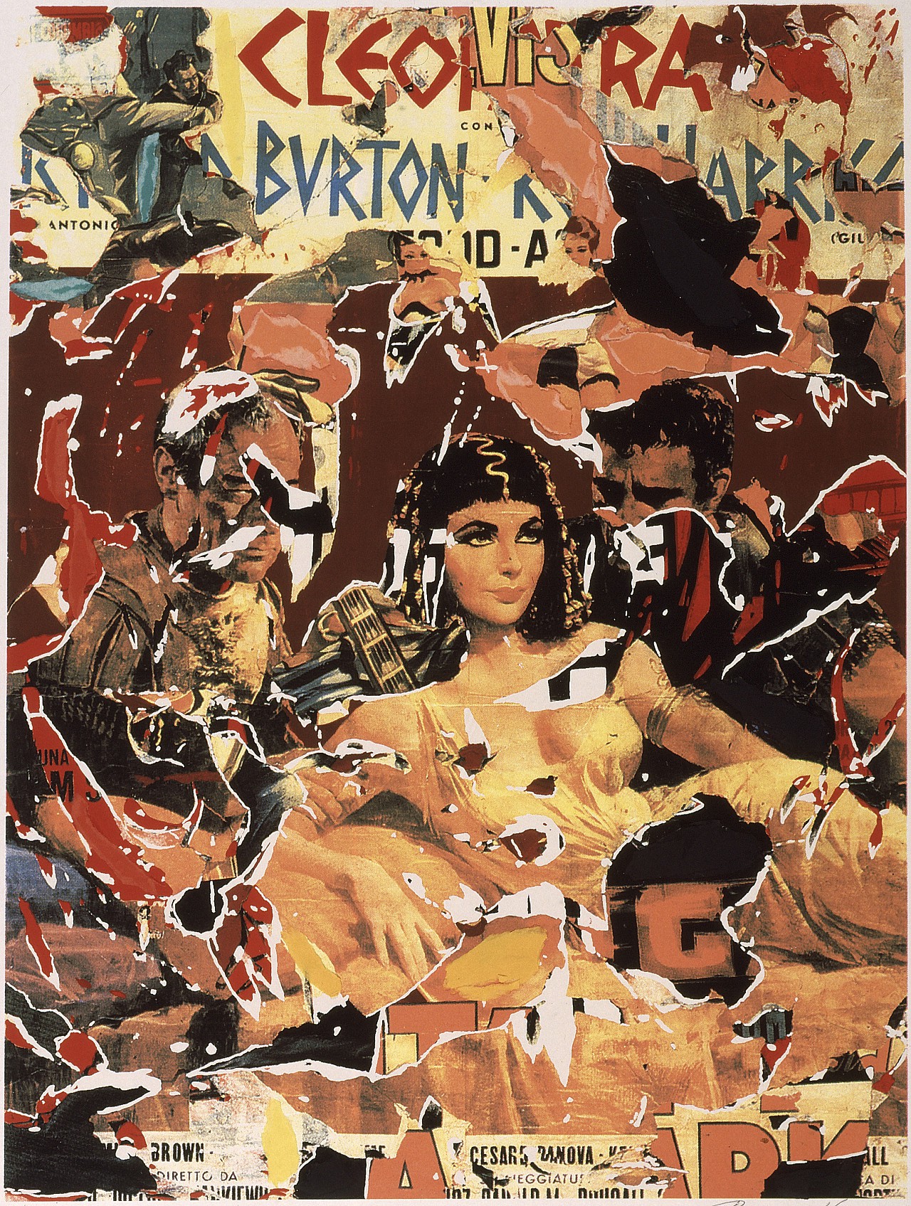 Cleopatra by Mimmo Rotella, 1998