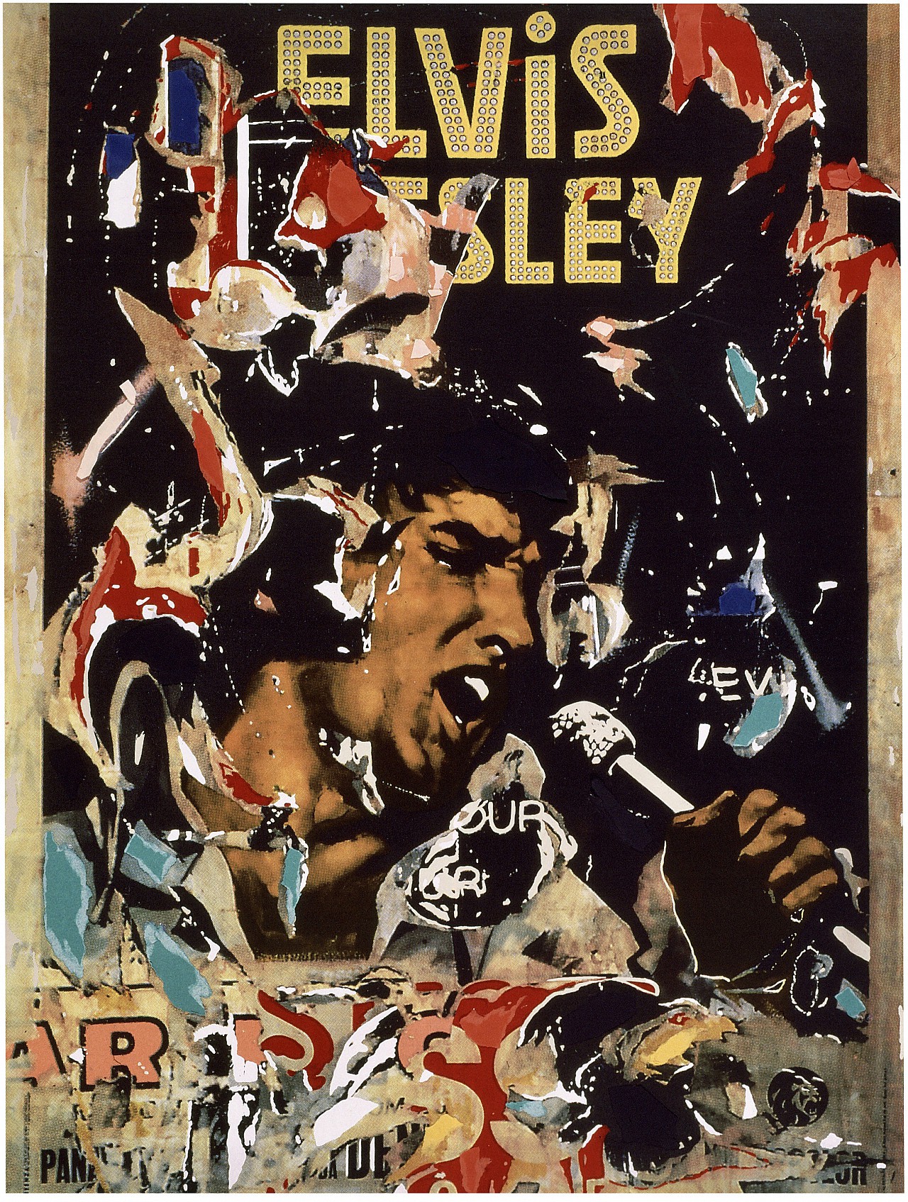 Elvis Presley by Mimmo Rotella, 1998