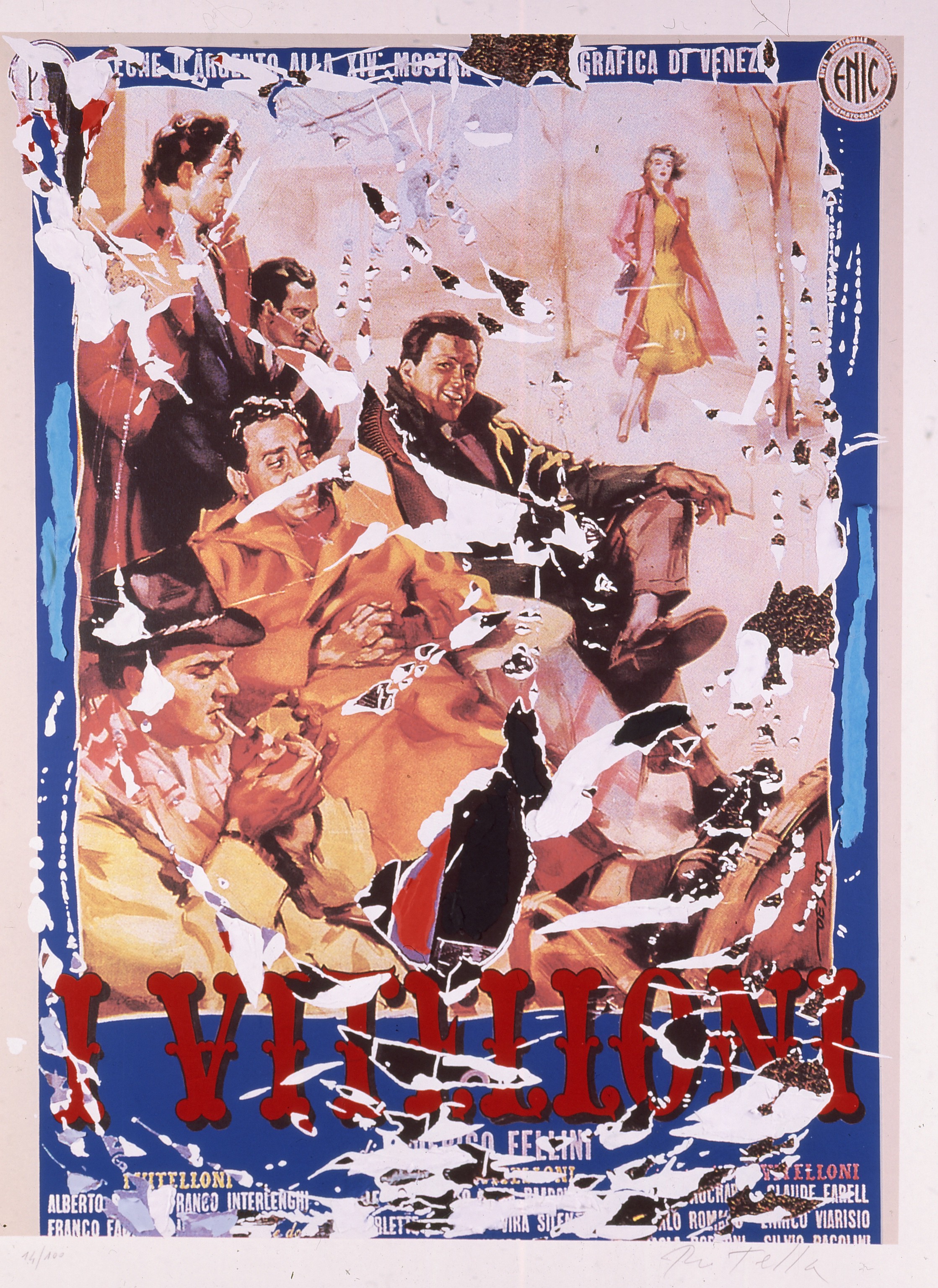 A movie poster for the film I Villioni. 