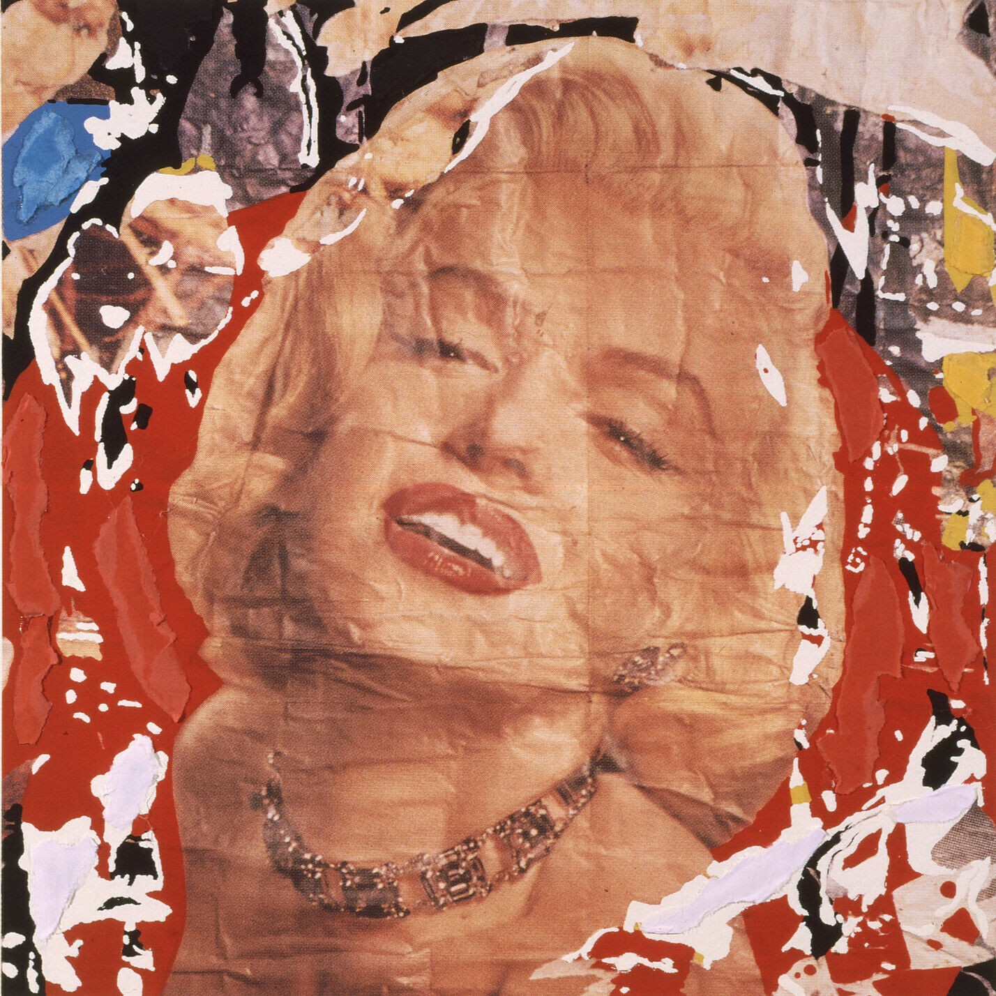 Marilyn, i Volti (A) by Mimmo Rotella, 1998