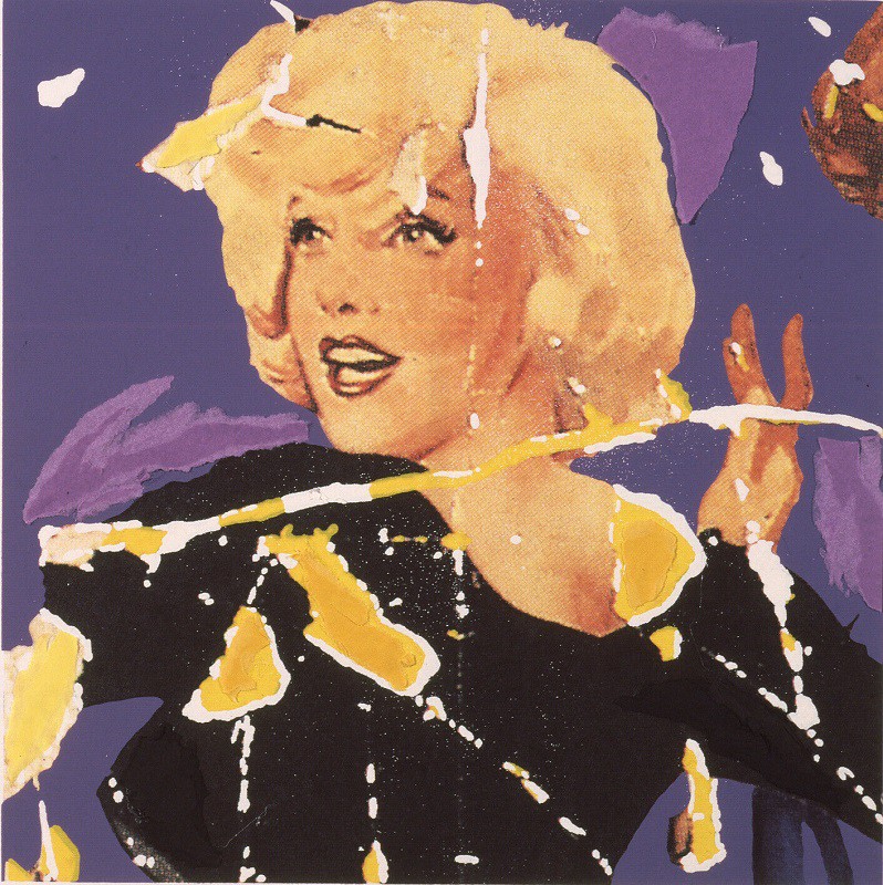 Marilyn, i Volti (E) by Mimmo Rotella, 1998