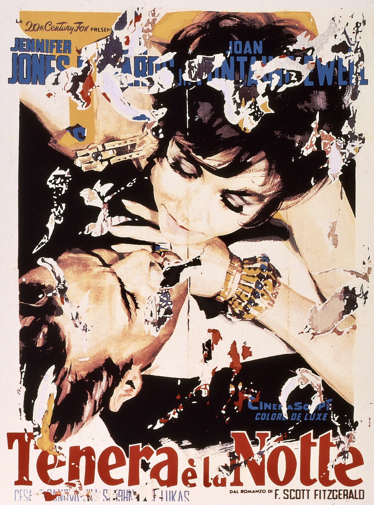 Tenera è la notte by Mimmo Rotella, 1998