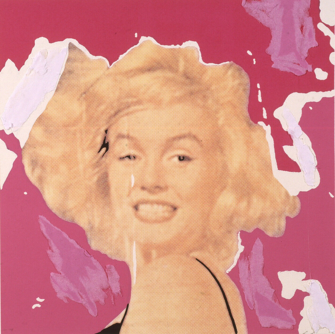 Marilyn, i Volti (G) by Mimmo Rotella, 1998