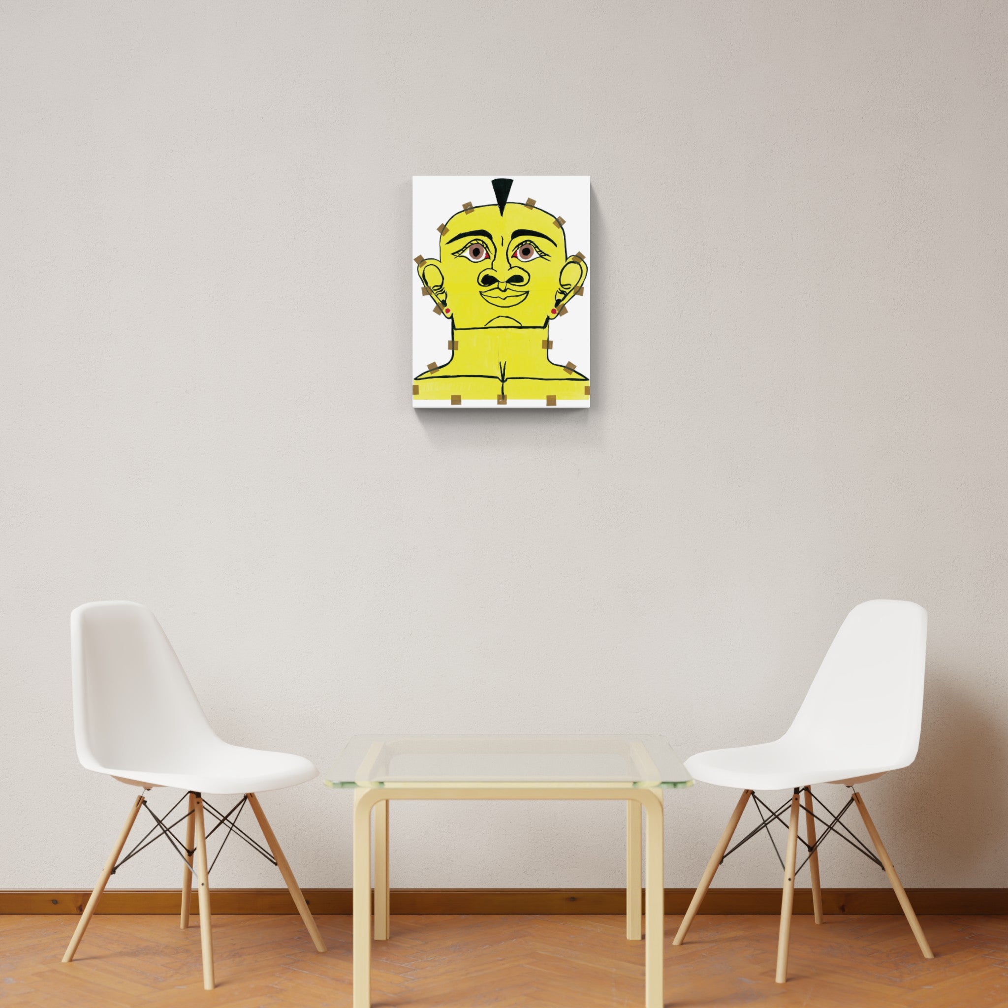 Artwork by Misleidys Castillo Pedroso, Untitled, Made of Gouache, adhesive tape 