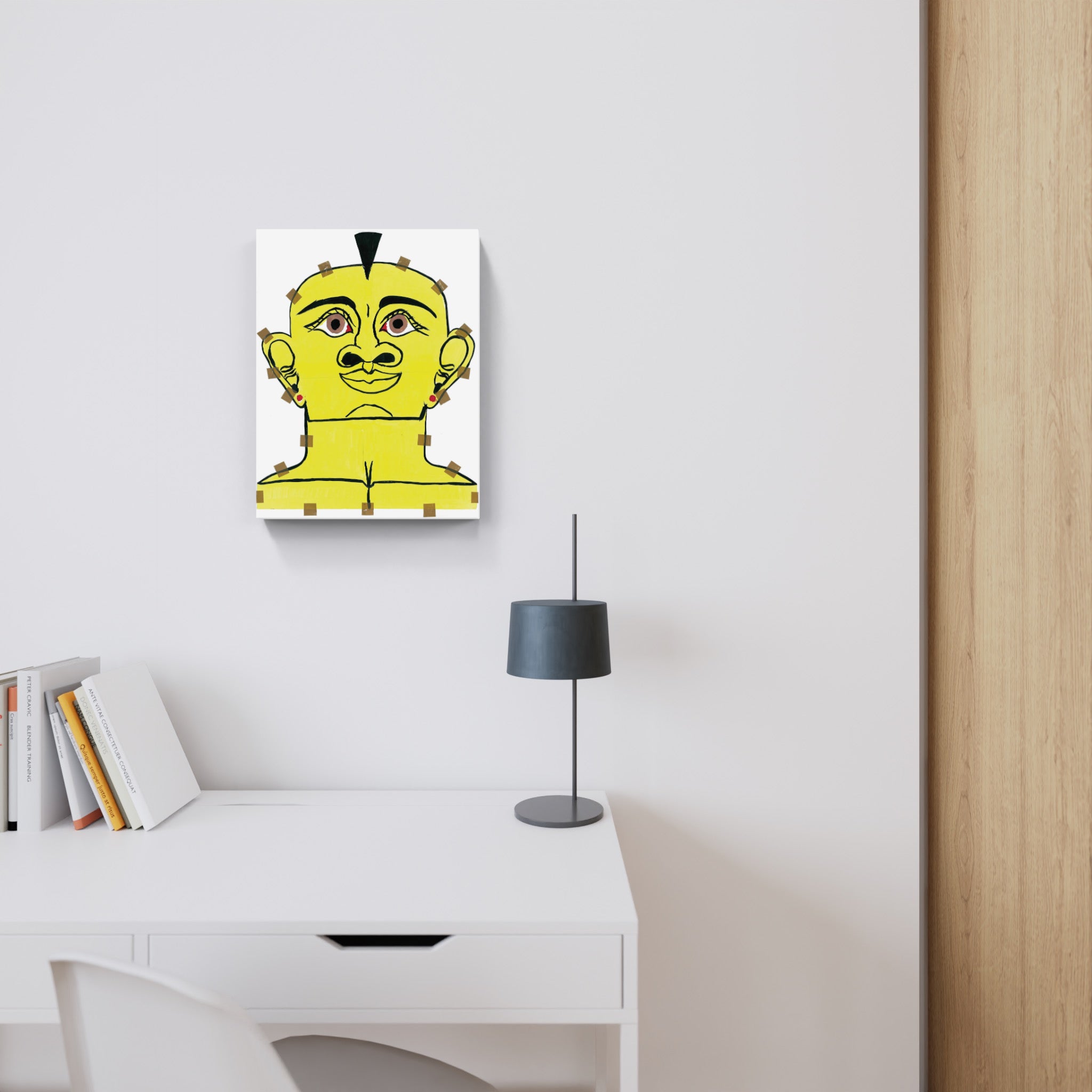 Artwork by Misleidys Castillo Pedroso, Untitled, Made of Gouache, adhesive tape 