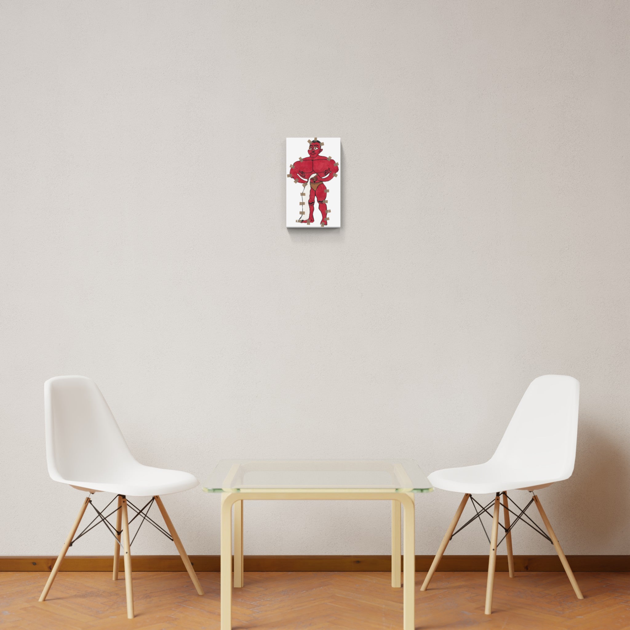 Artwork by Misleidys Castillo Pedroso, Untitled, Made of Gouache, adhesive tape 