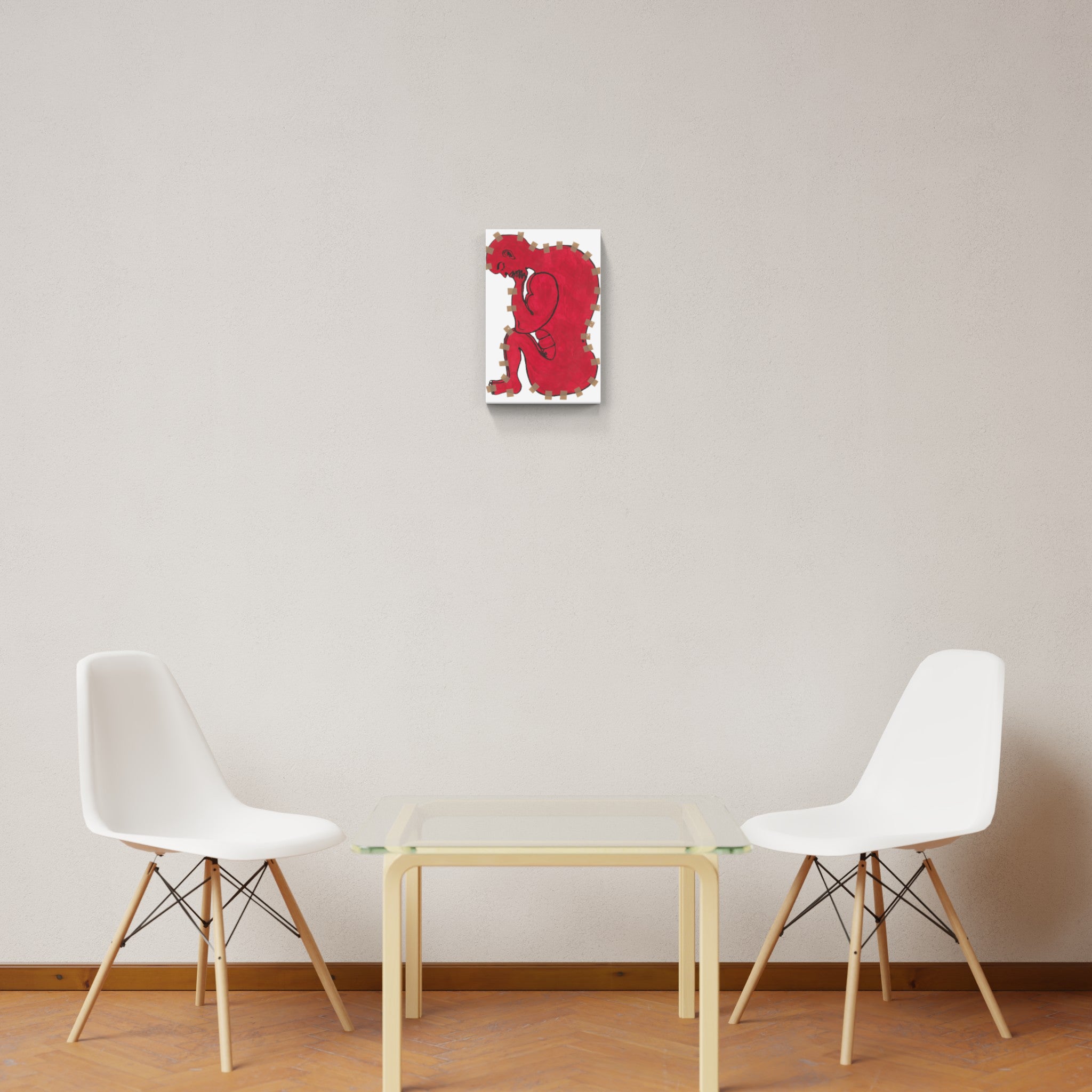 Artwork by Misleidys Castillo Pedroso, Untitled, Made of Gouache, adhesive tape 