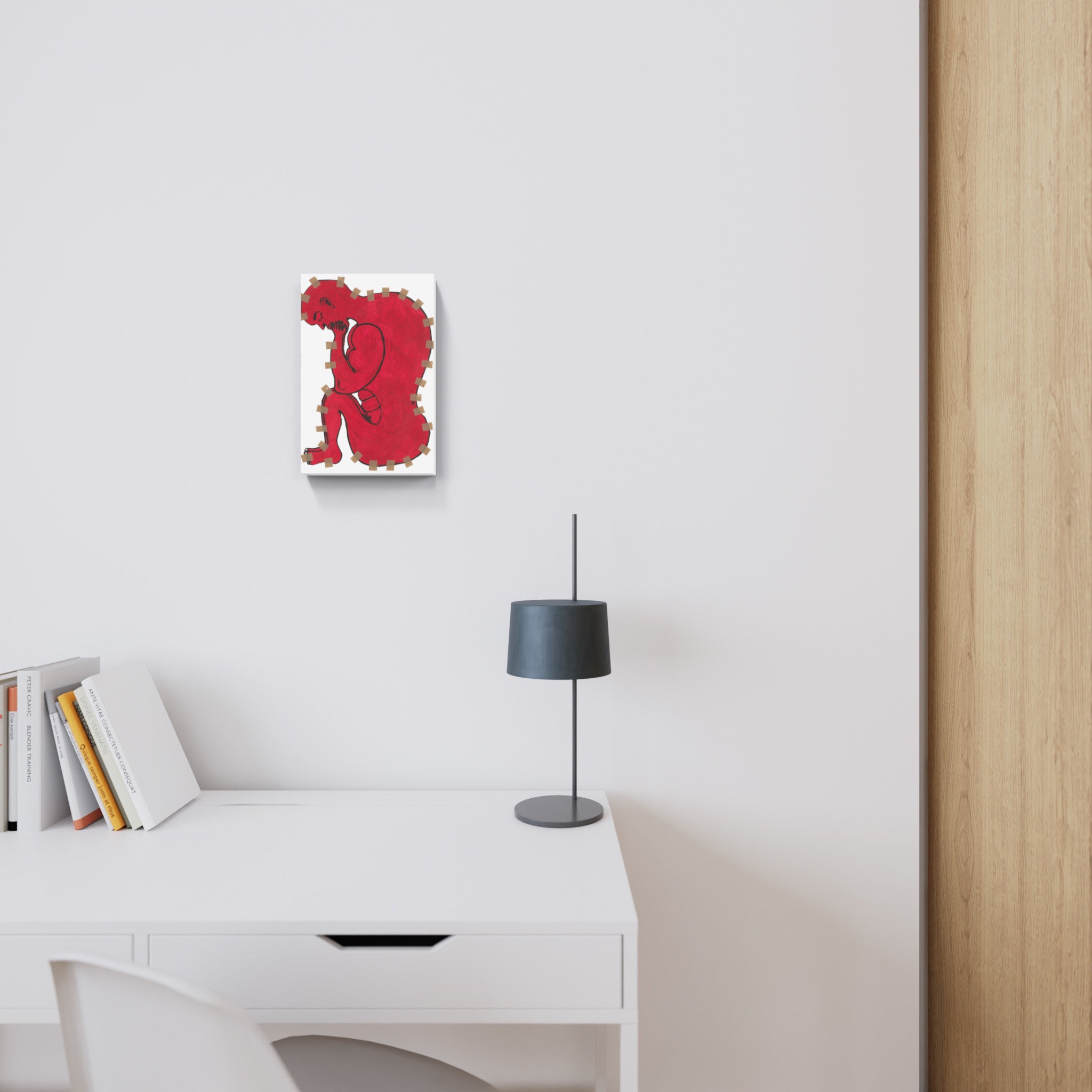 Artwork by Misleidys Castillo Pedroso, Untitled, Made of Gouache, adhesive tape 