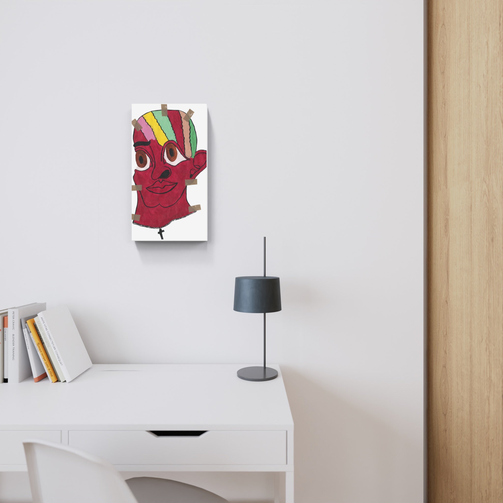 Artwork by Misleidys Castillo Pedroso, Untitled, Made of Gouache, adhesive tape 