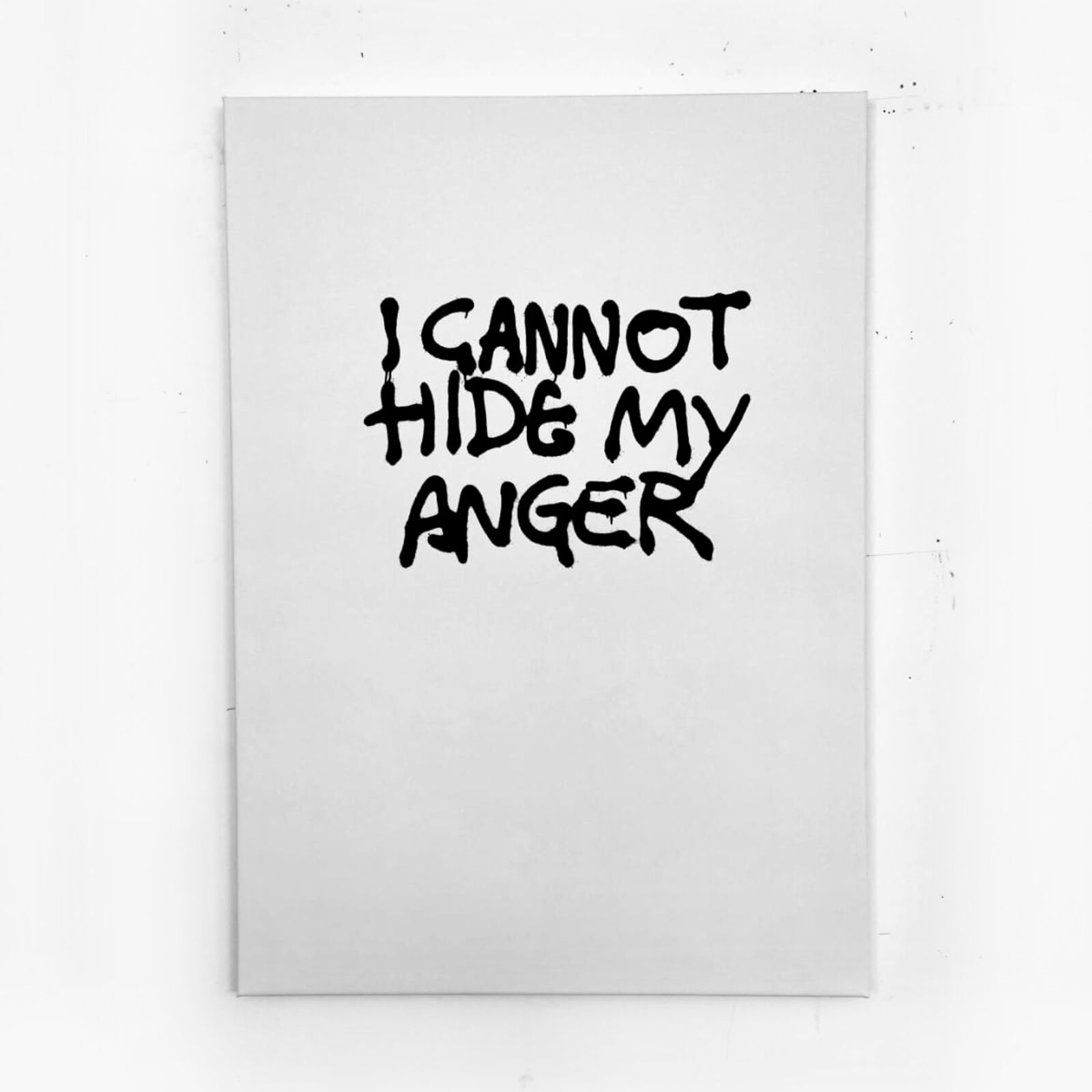 I Cannot Hide my Anger by Monica Bonvicini, 2021