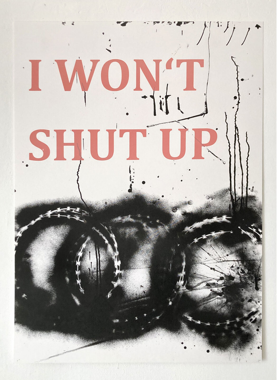 I Won't by Monica Bonvicini, 2021