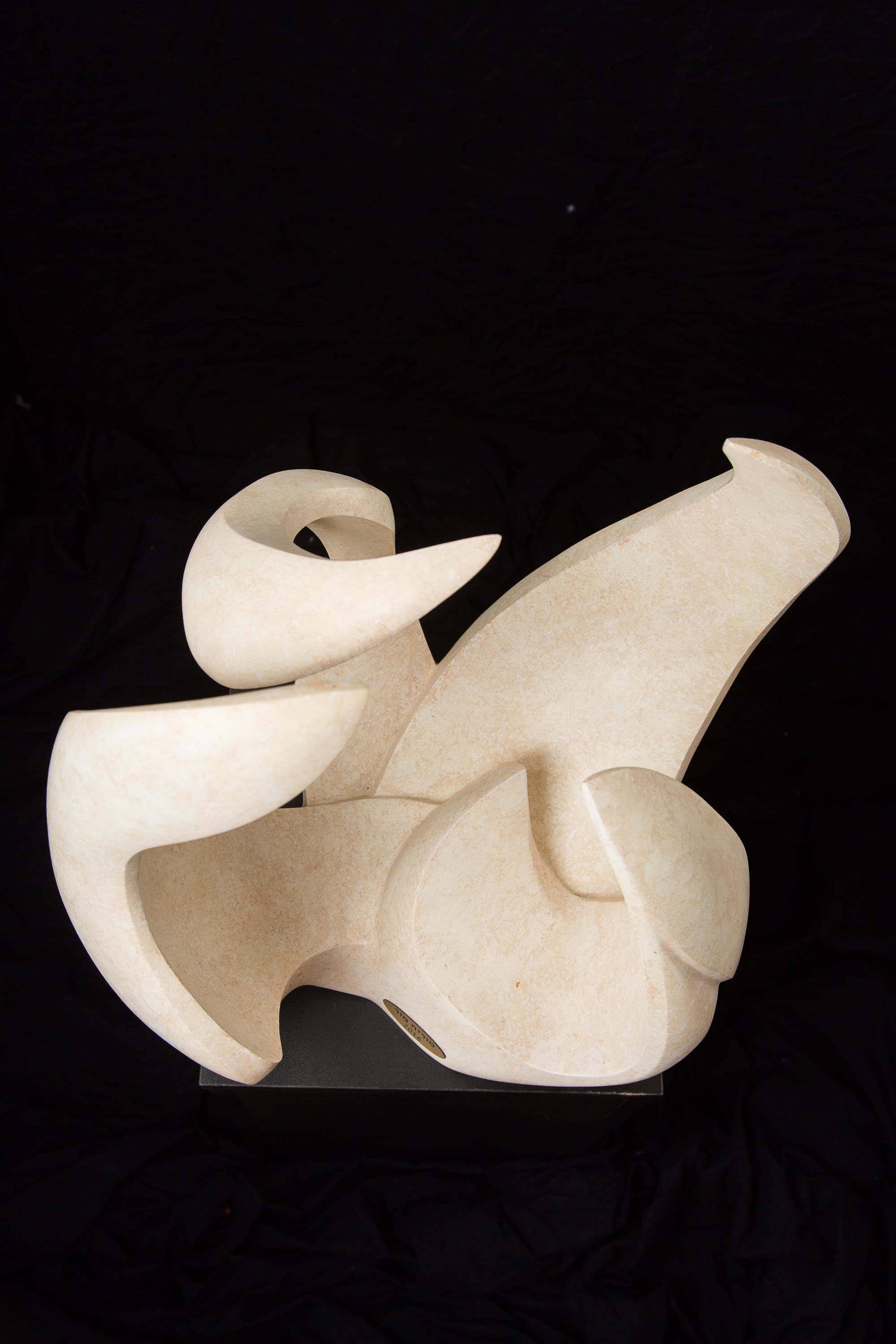 Artwork by Moriya Mor, Flame, Made of Clay sculpture, Polymer casting 