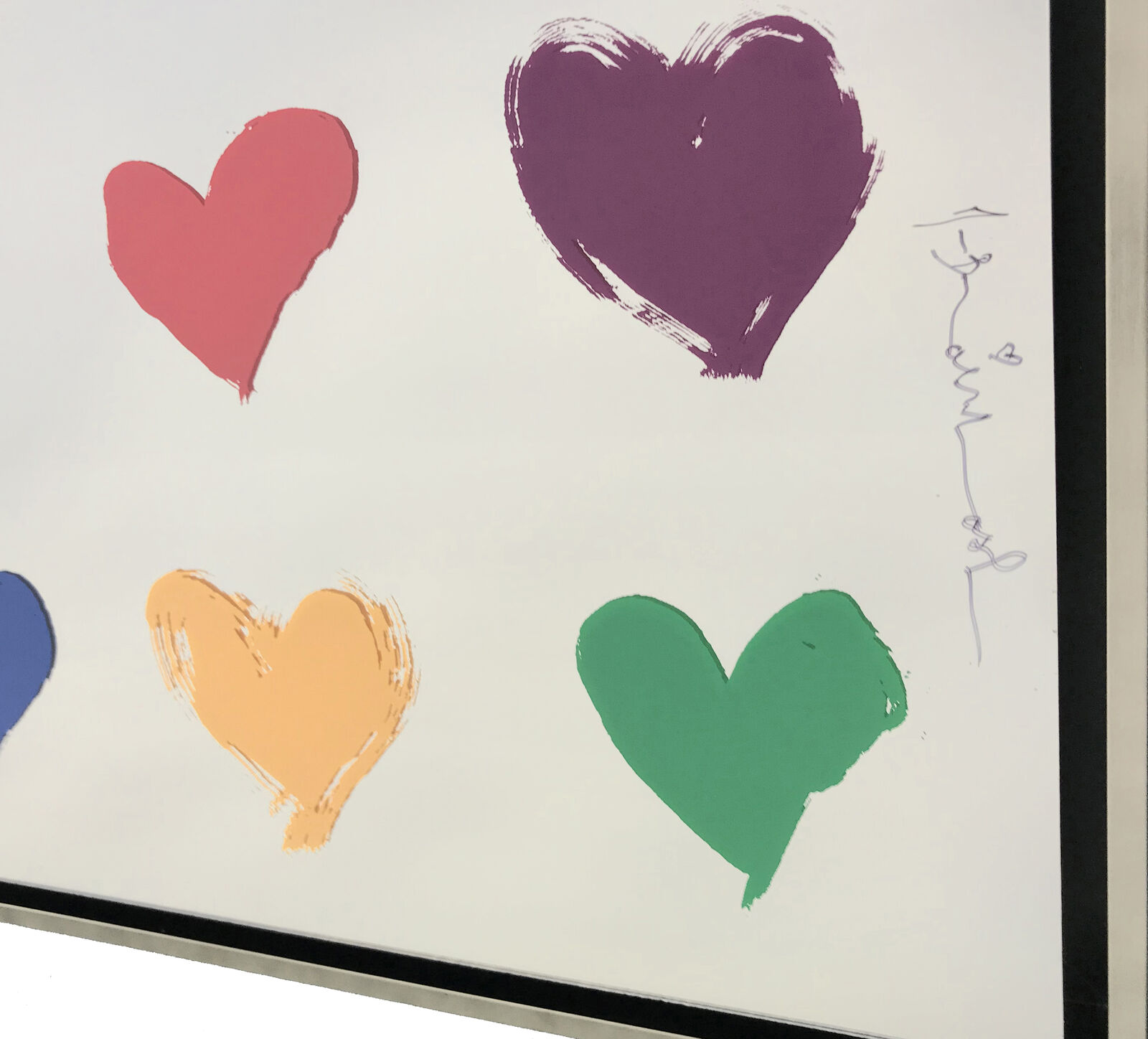 Artwork by Mr. Brainwash, ALL YOU NEED IS HE(ART) (MIRRORED), Made of Mirrored Acrylic 