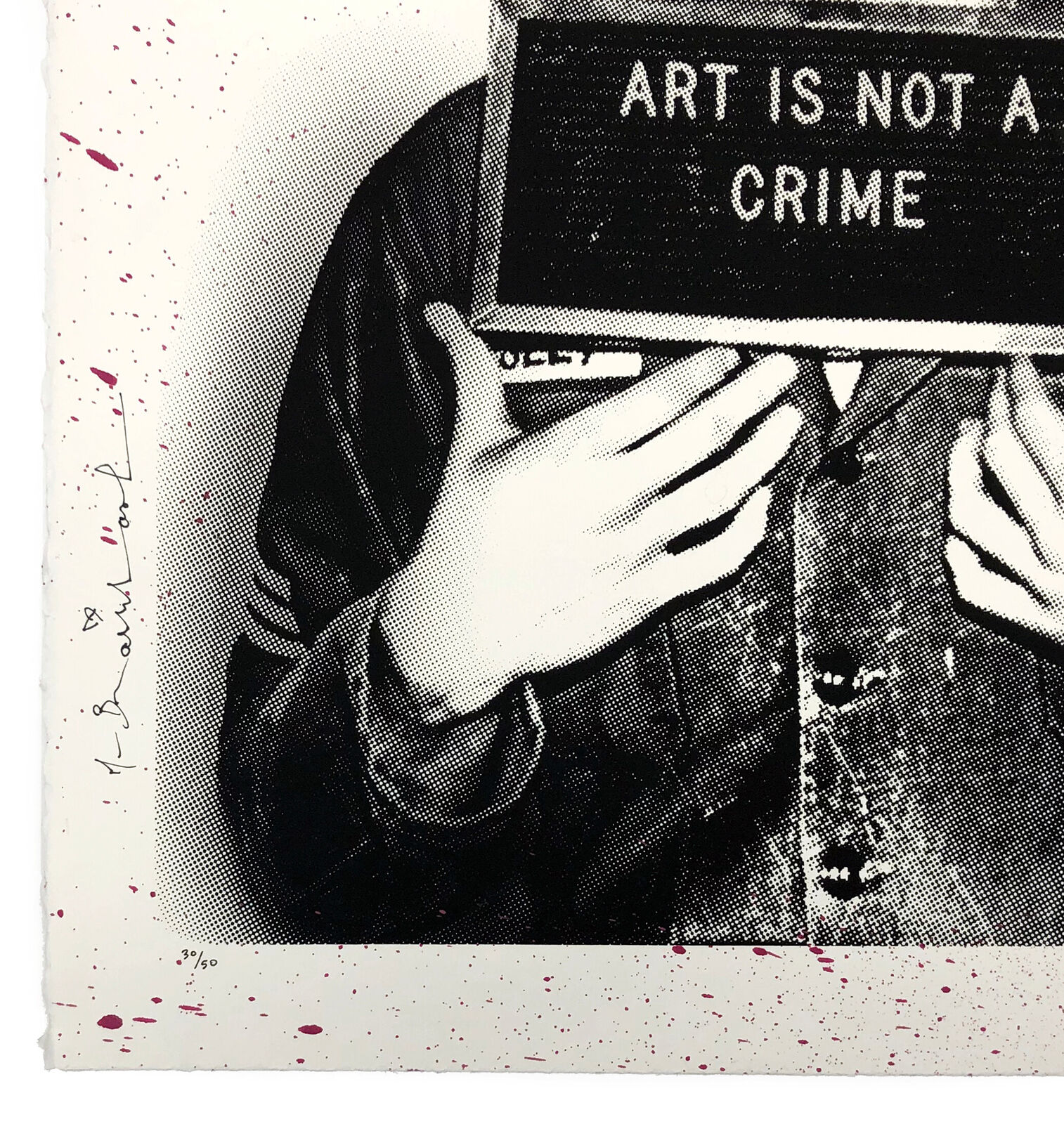 Artwork by Mr. Brainwash, Happy Birthday Elvis! - Jailhouse Pop (framed hand finished screen print), Made of Hand Finished Screen Print 