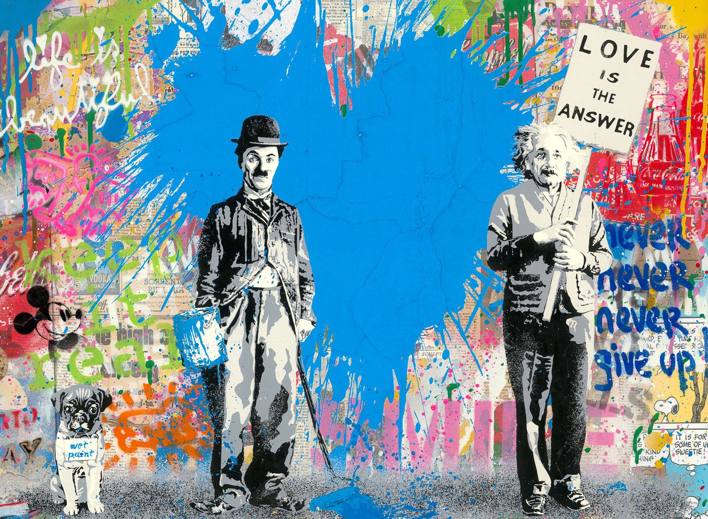 Juxtapose by Mr. Brainwash, 2020
