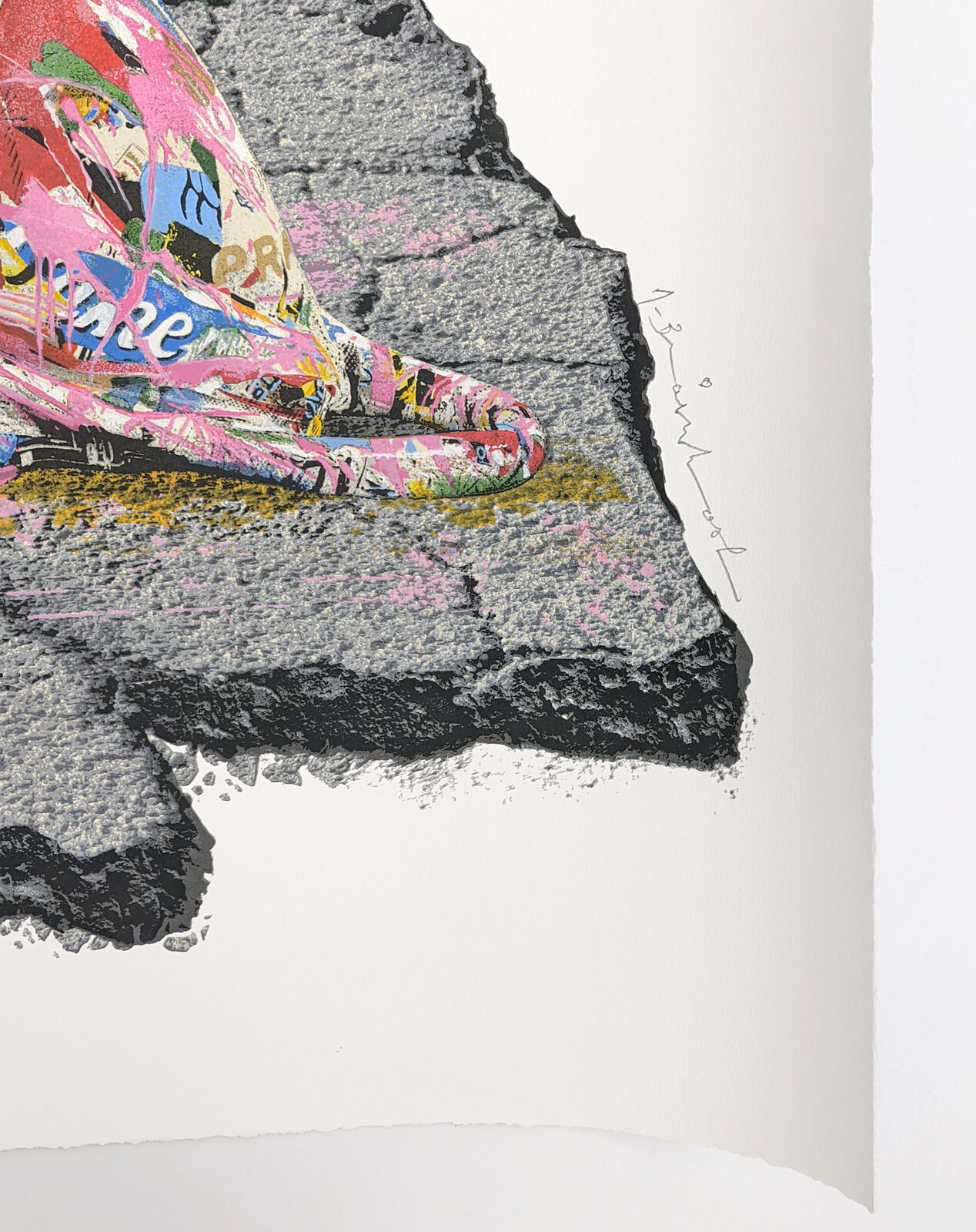 Artwork by Mr. Brainwash, UNTITLED (NEPAL RELIEF), Made of Screen Print 