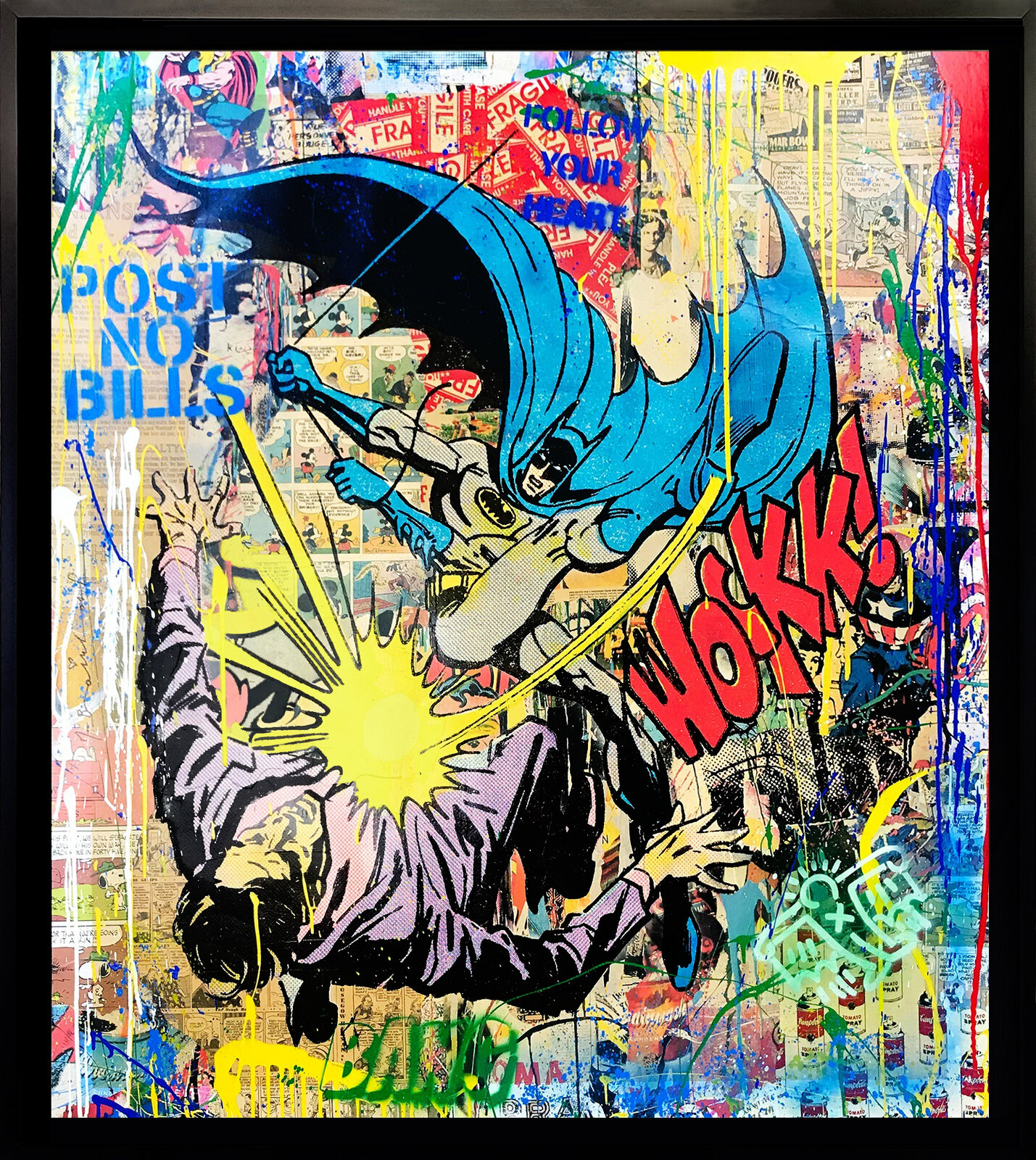 Mr. Brainwash | Bat Wockk (Batman) (2019) | MutualArt