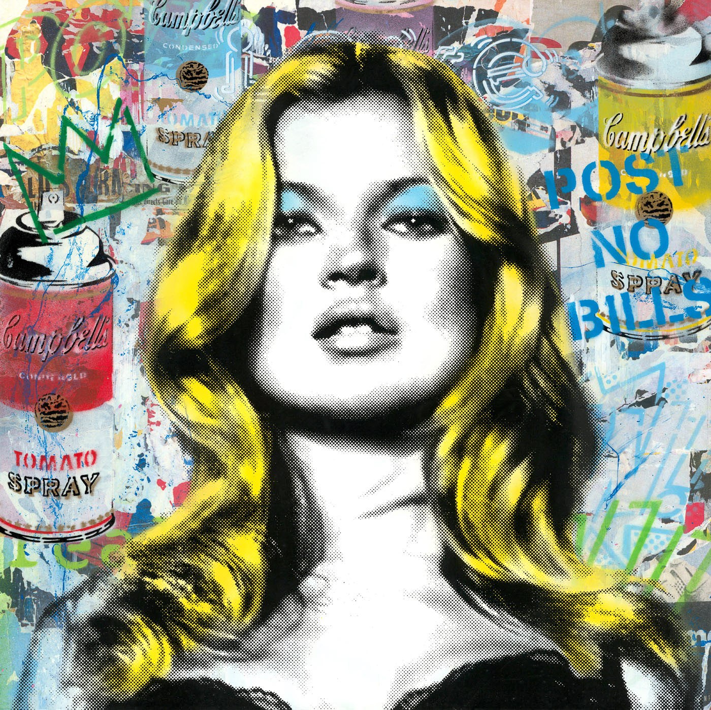 Cover Girl by Mr. Brainwash, 2017