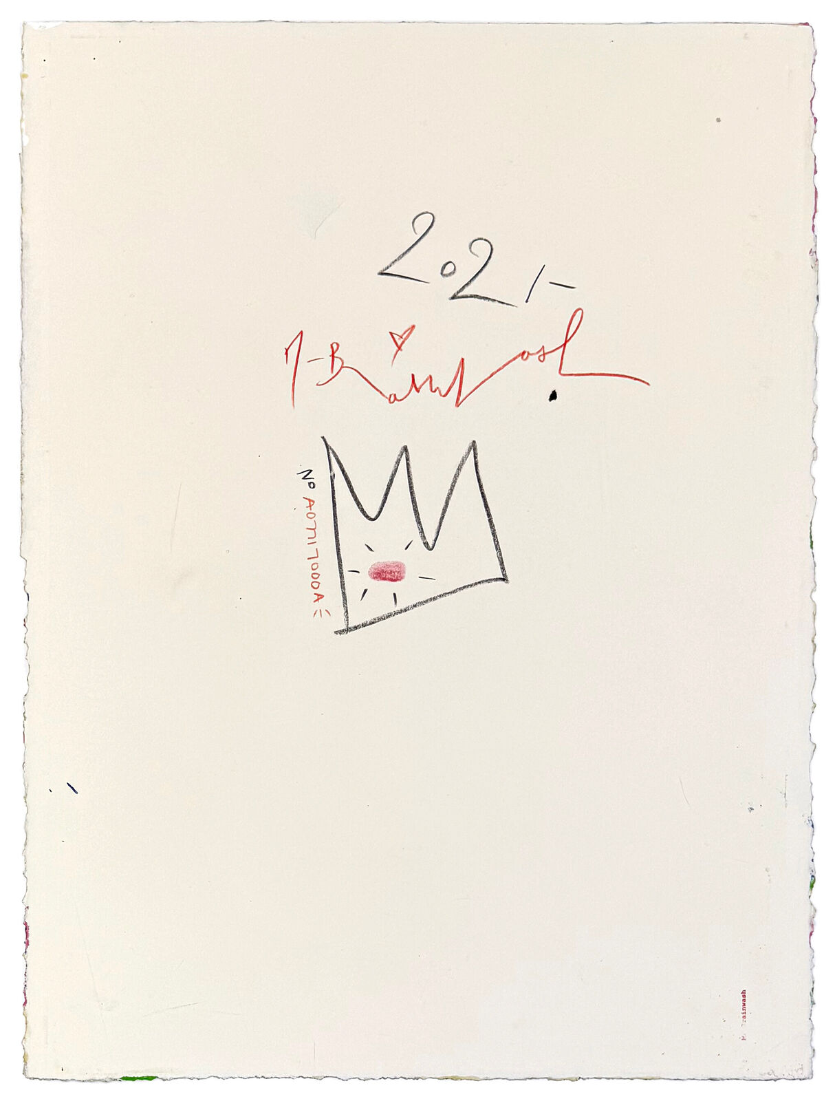 Artwork by Mr. Brainwash, Everyday Life (original painting on paper), Made of Mixed Media On Paper 