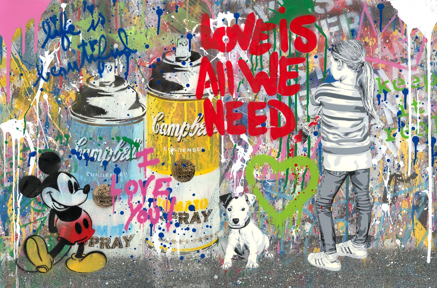 Express Yourself by Mr. Brainwash, 2022