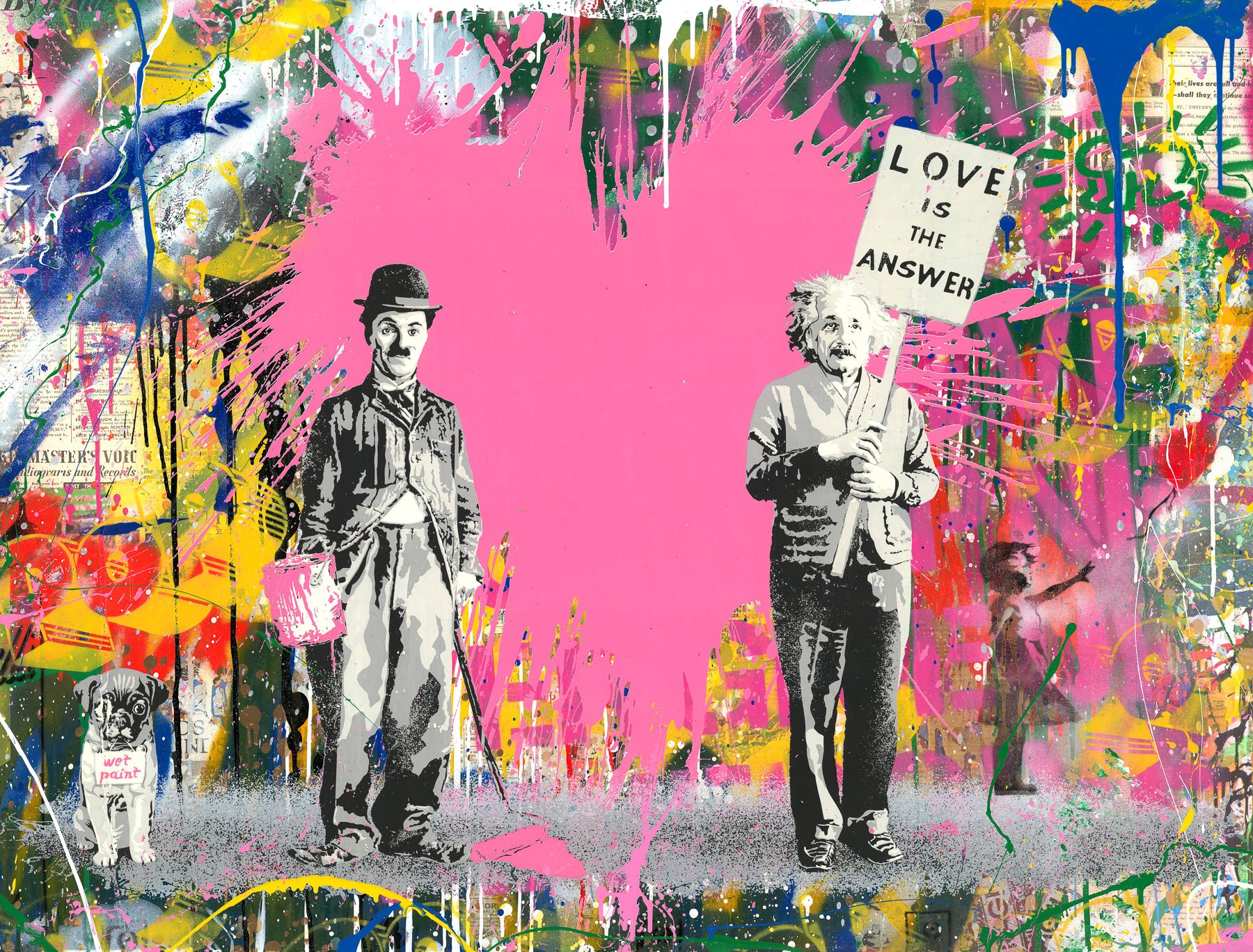 Juxtapose by Mr. Brainwash, 2019