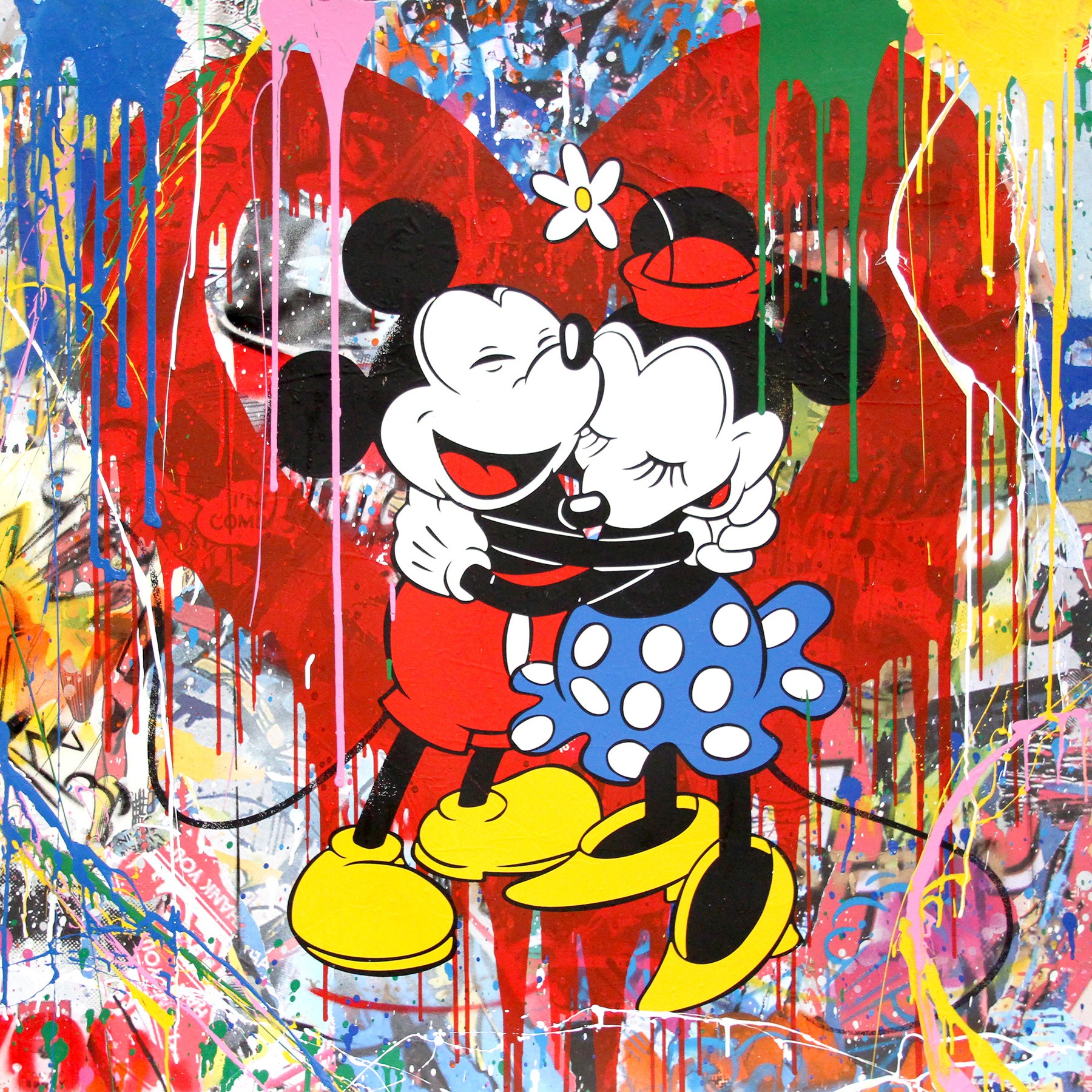 Mickey & Minnie by Mr. Brainwash, 2018