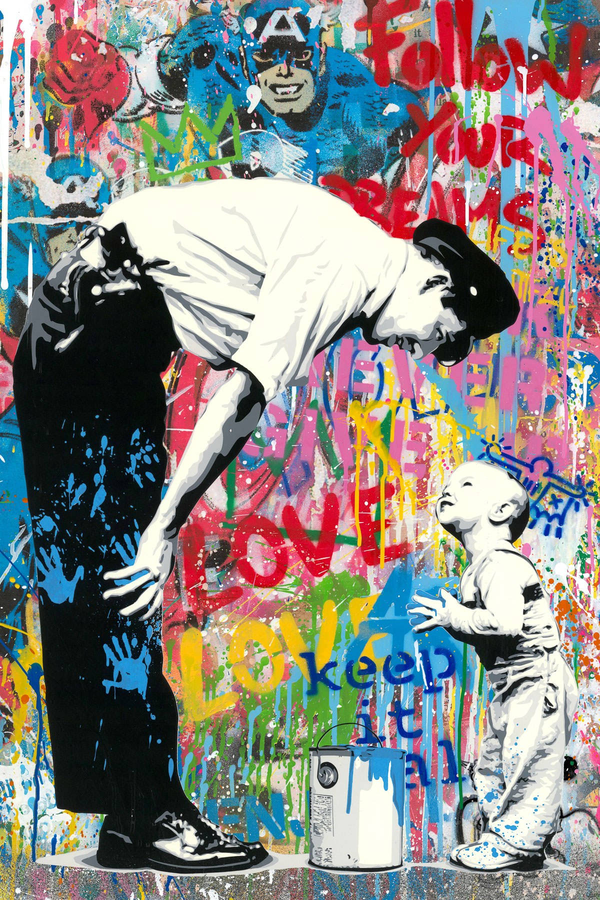 Not Guilty by Mr. Brainwash, 2021