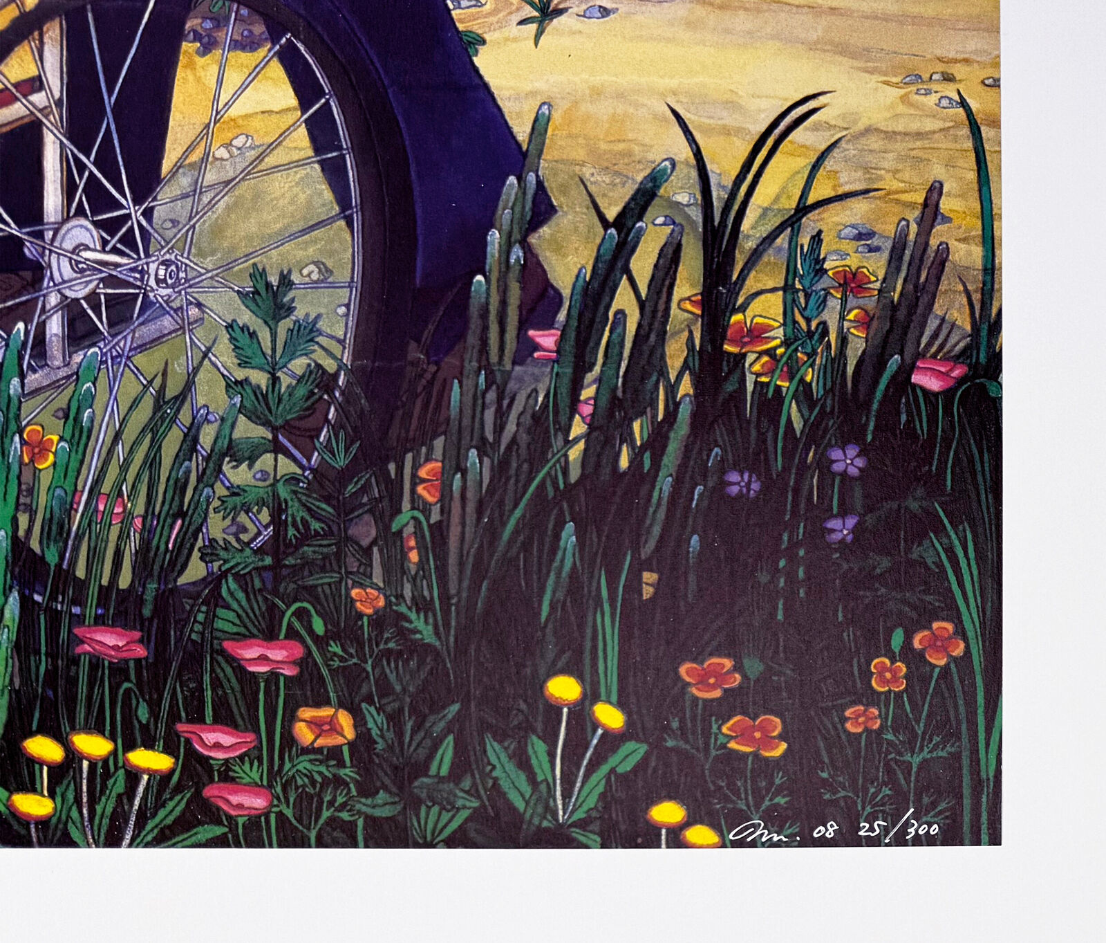 Artwork by Mr., Don't Go Anywhere (framed hand signed lithograph), Made of Offset Lithograph 