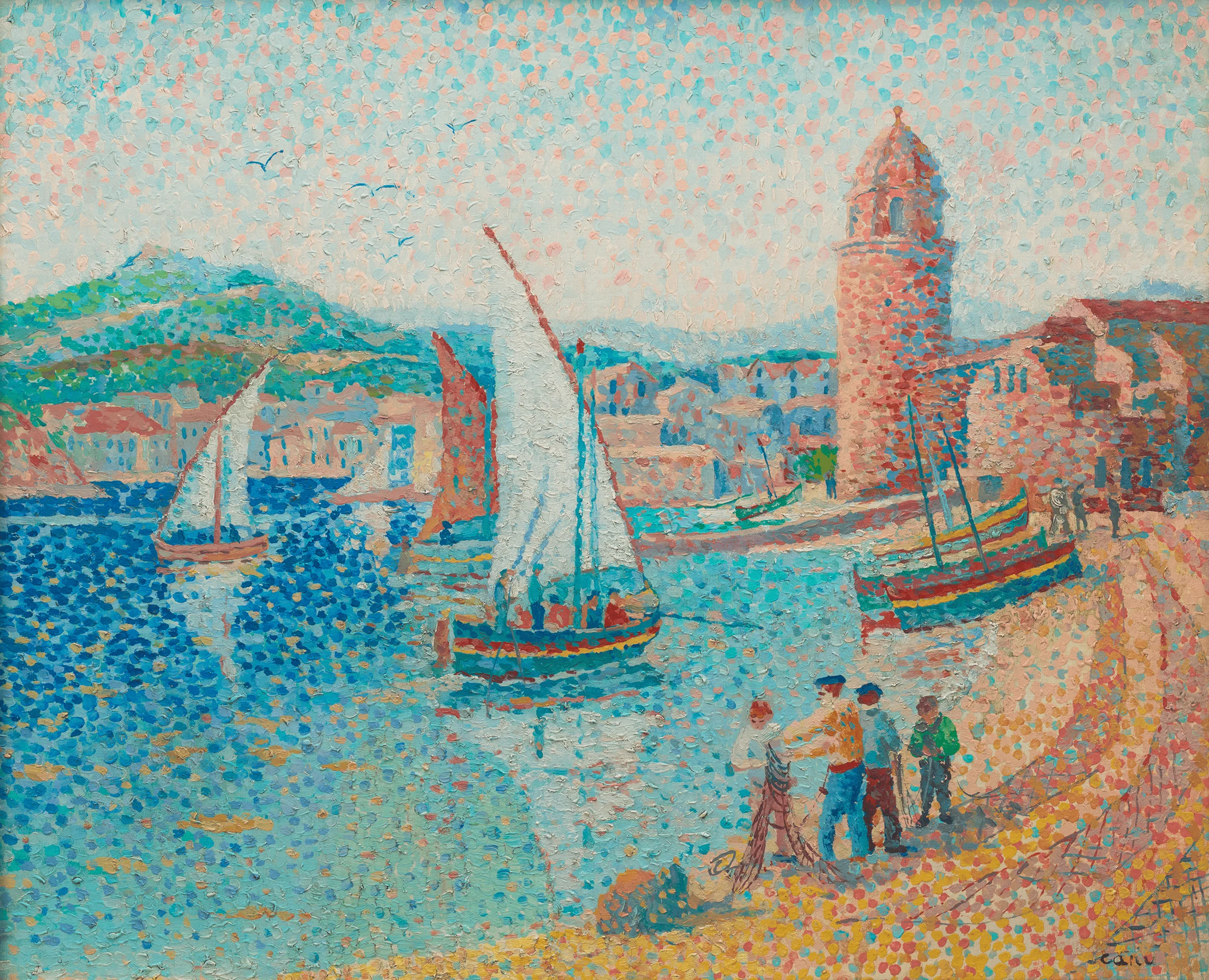 Collioure  by Yvonne Canu, 1919
