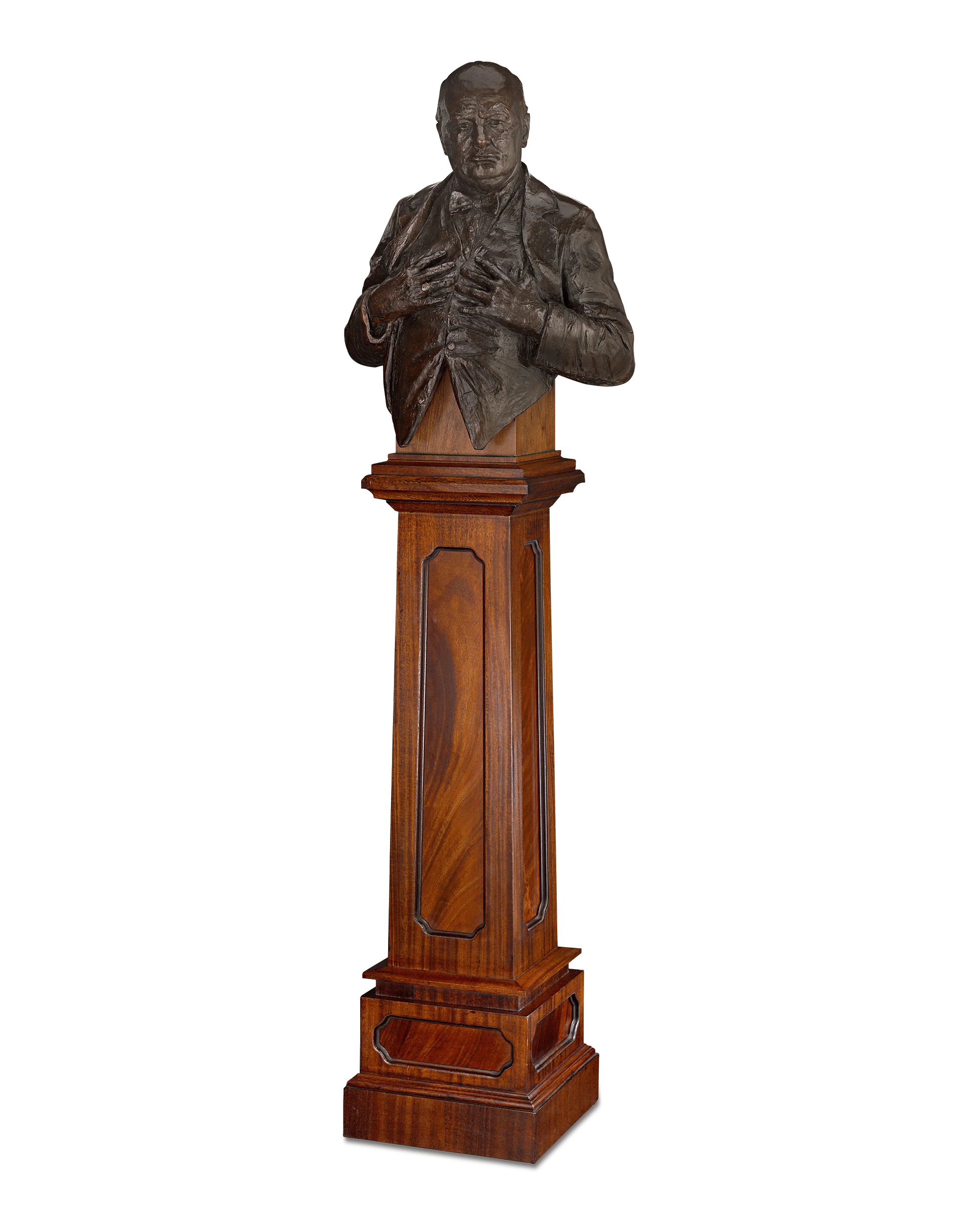 Churchill Bronze Bust 