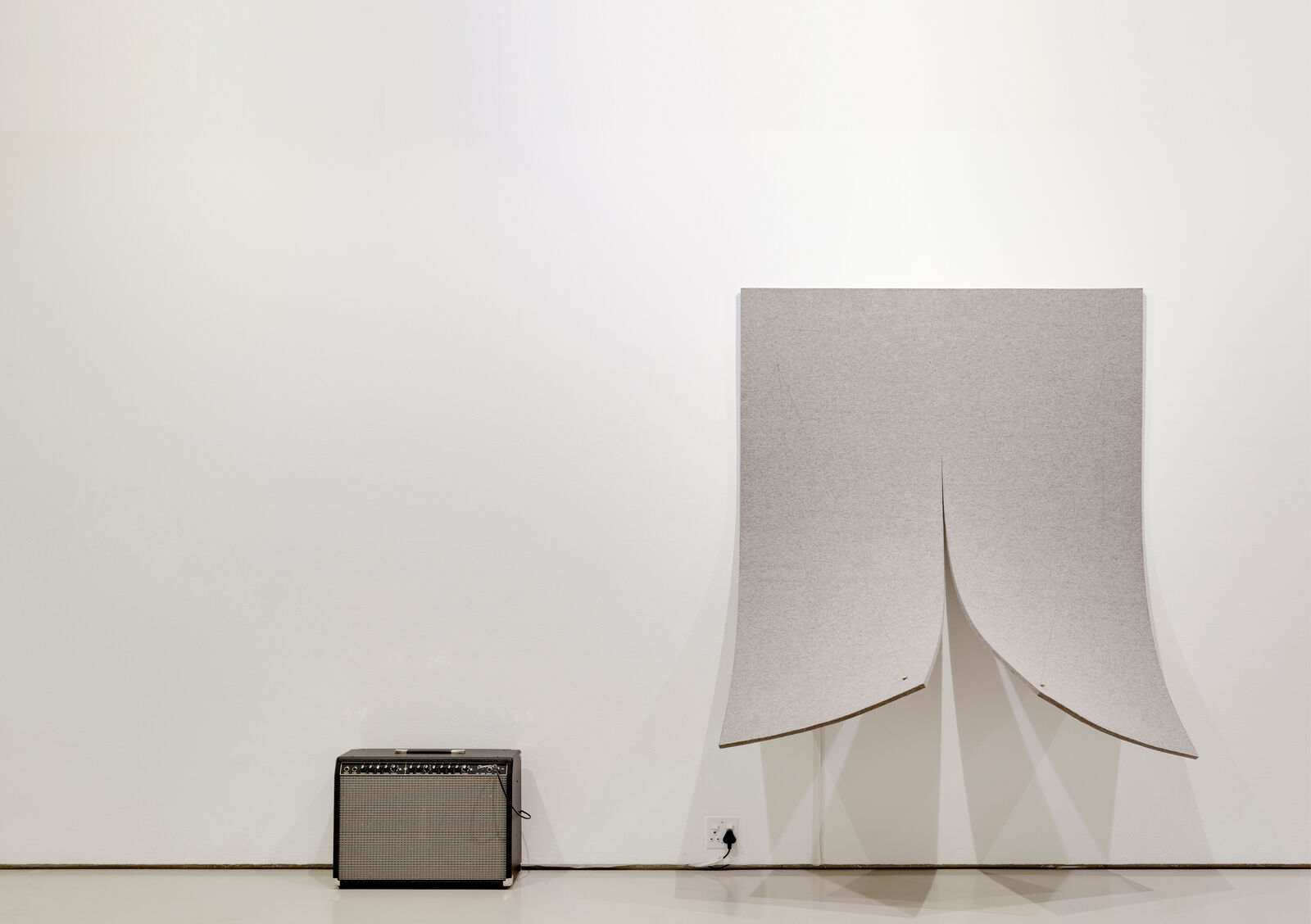 Work On Felt (Variation 8), Grey by Naama Tsabar, 2015