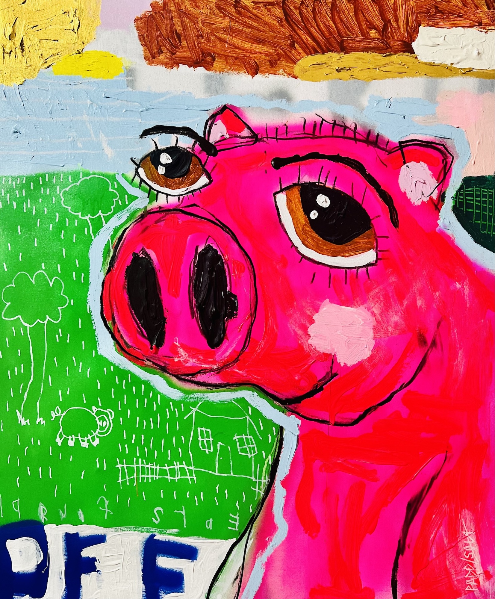 Pee is for... by Nathan Paddison, 2023