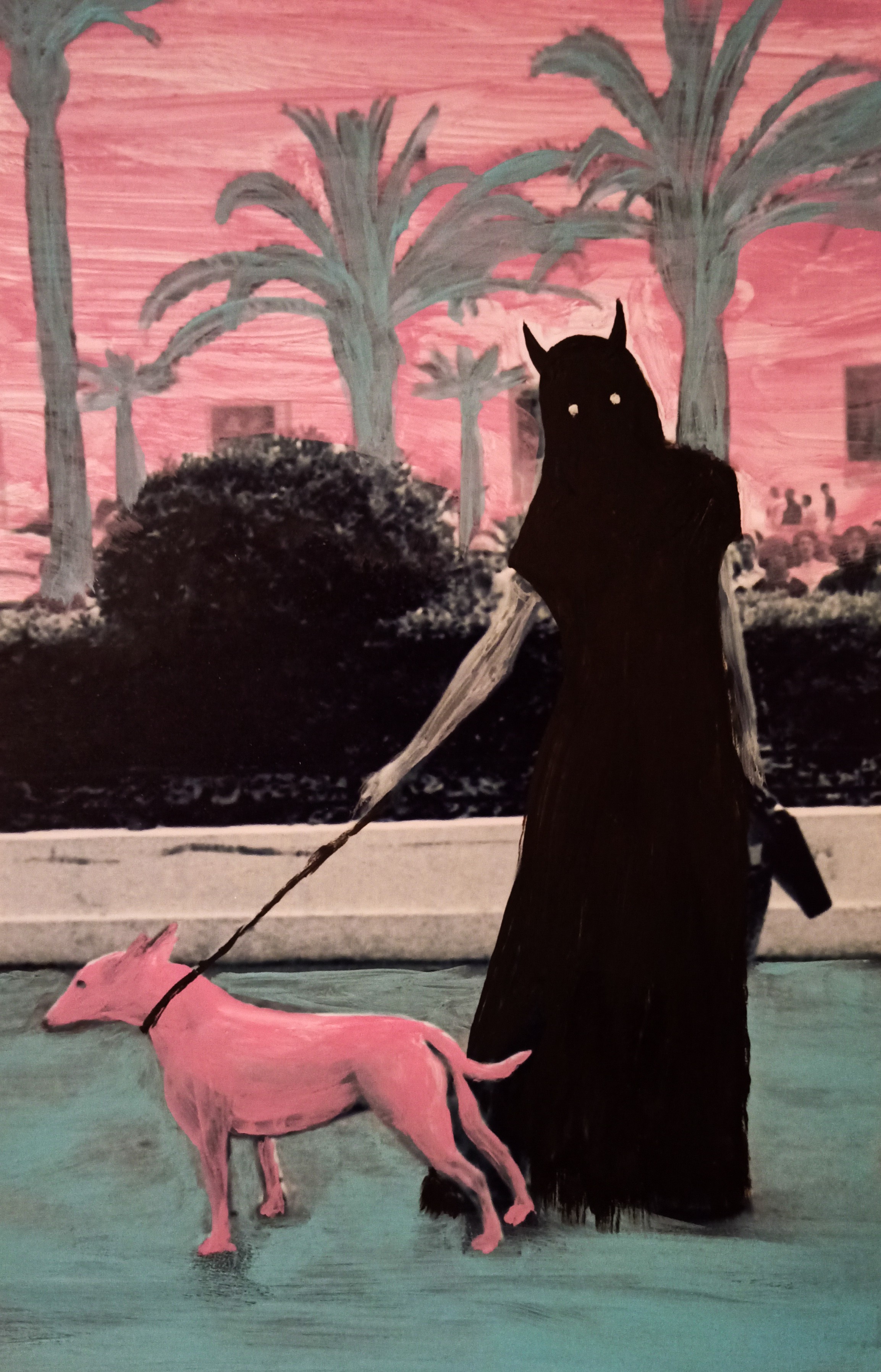 Untitled (with dog) by Natia Sapanadze, 2022