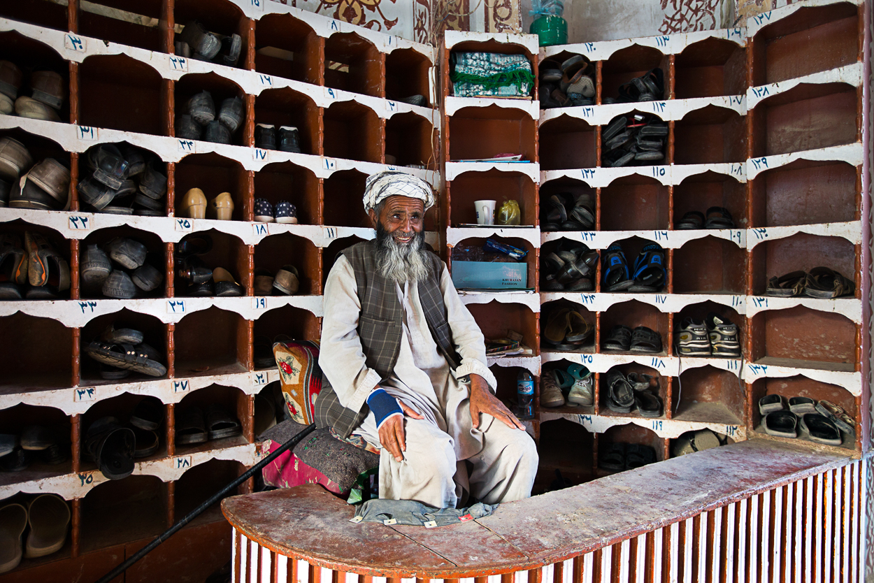 Artwork by Nevzat Yildirim, Mezar i Serif, Made of Pigment Print 