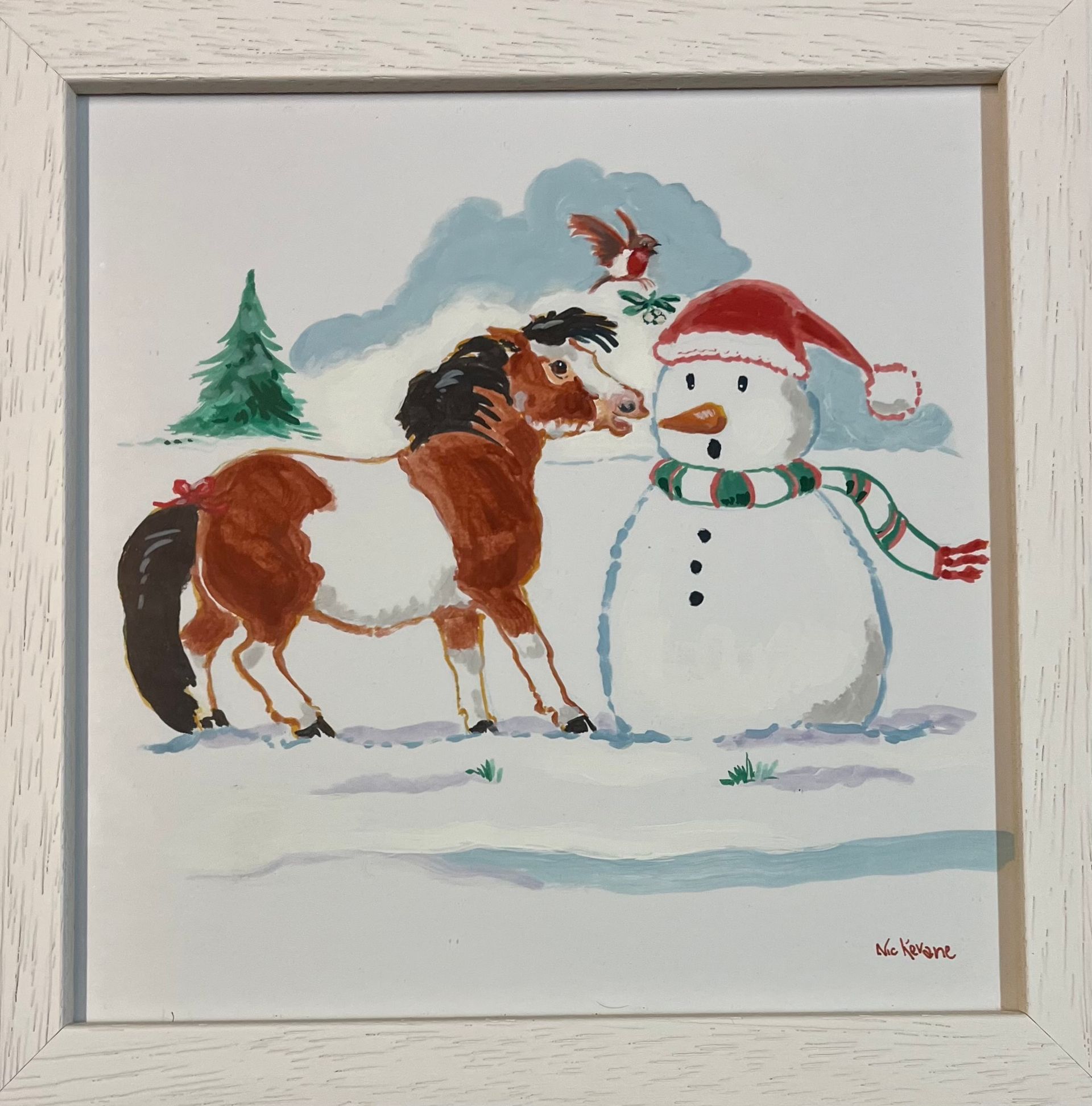 Cheeky Christmas Pony by Nicola Kevane, 2024