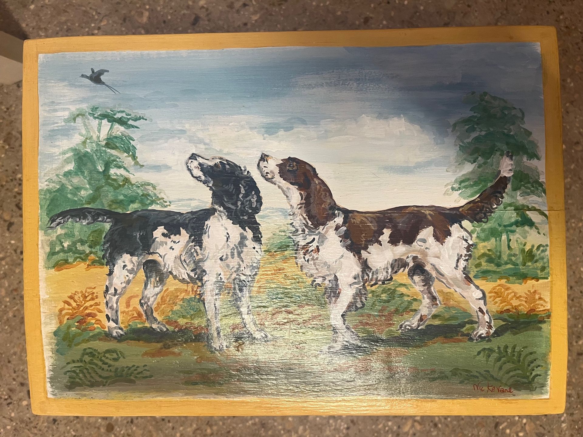 2 Springers Stool by Nicola Kevane, null