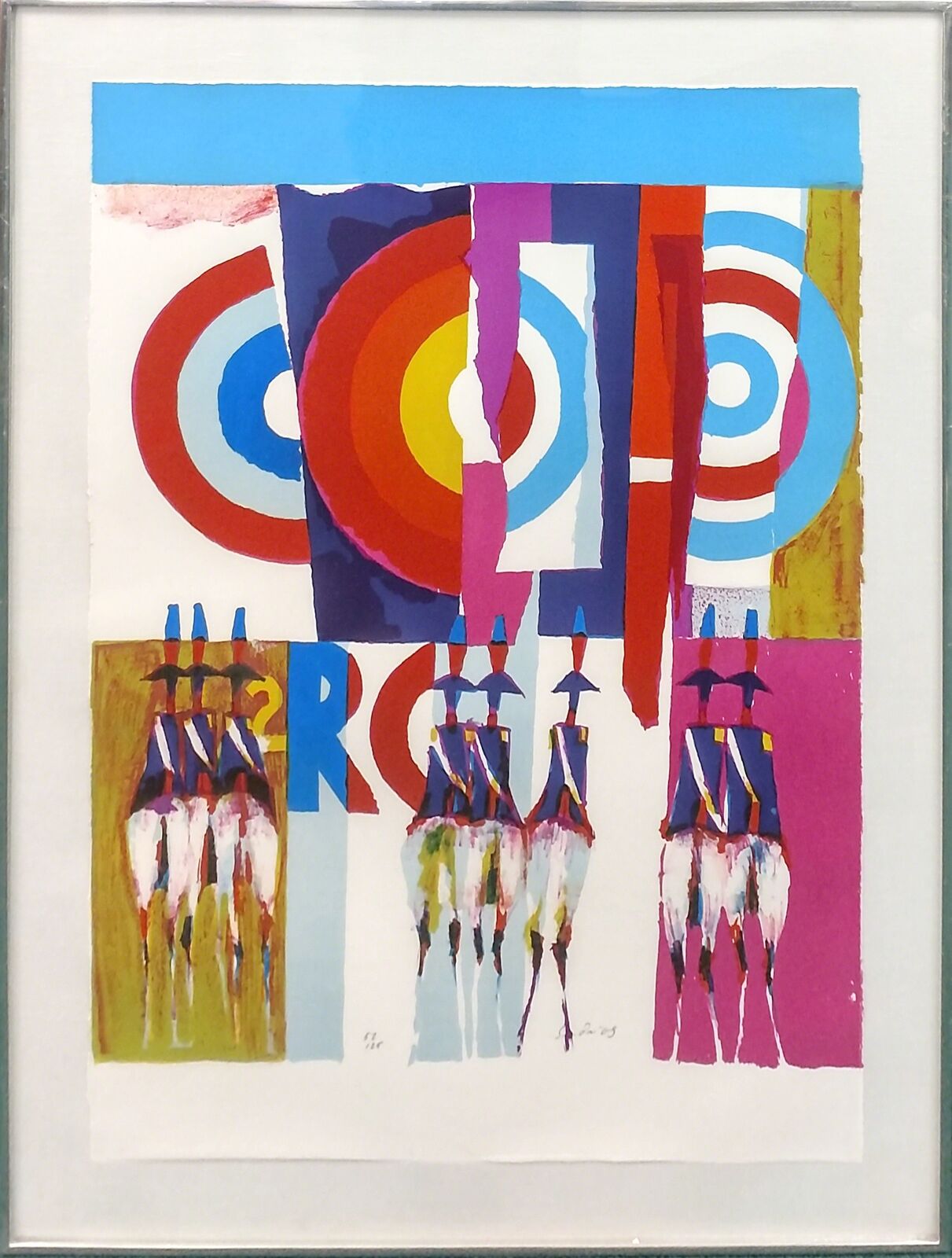 Artwork by Nicola Simbari, CARABINIERI A OSTIA, Made of Serigraph 