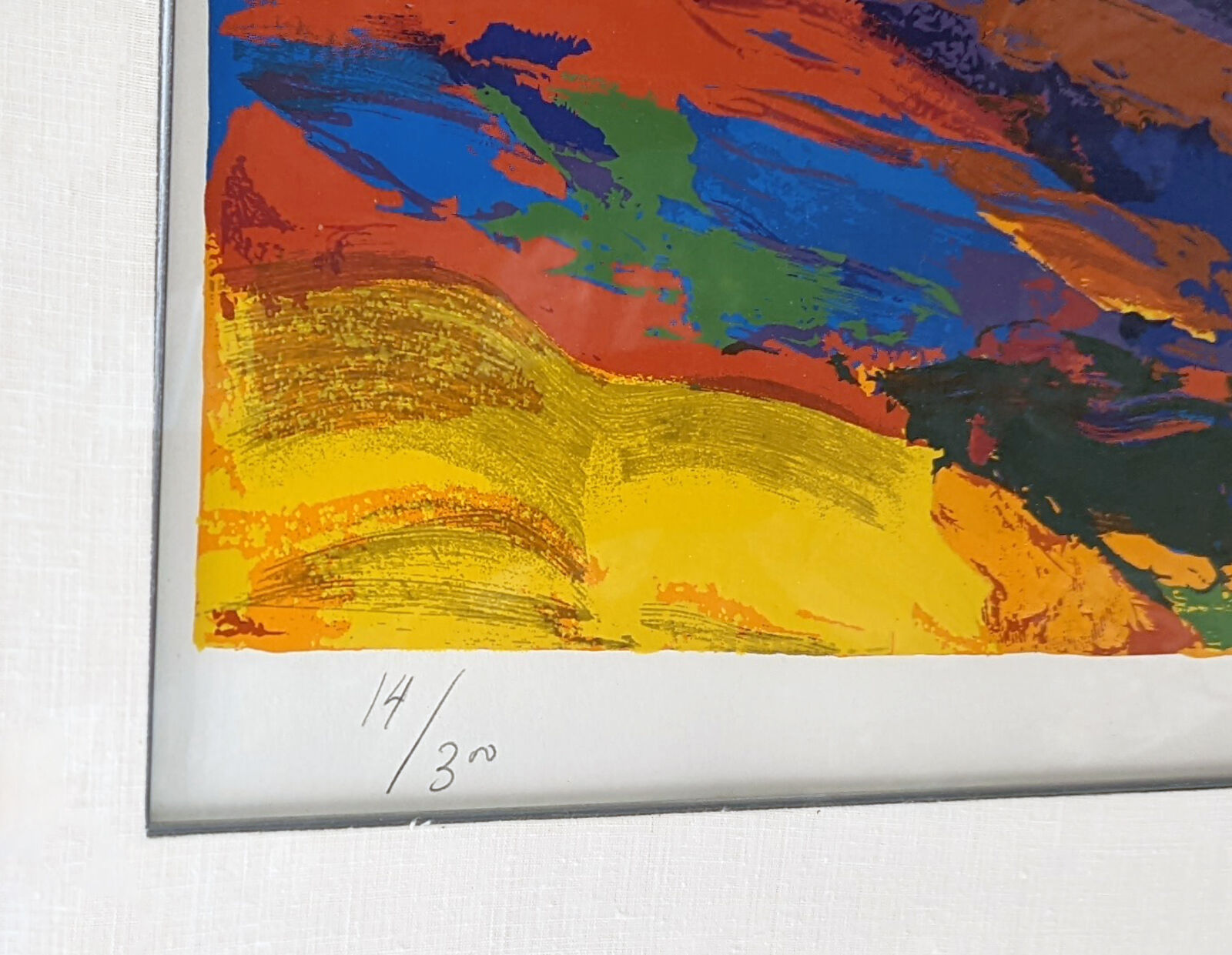 Artwork by Nicola Simbari, CHEVAL BRANC, Made of Serigraph 