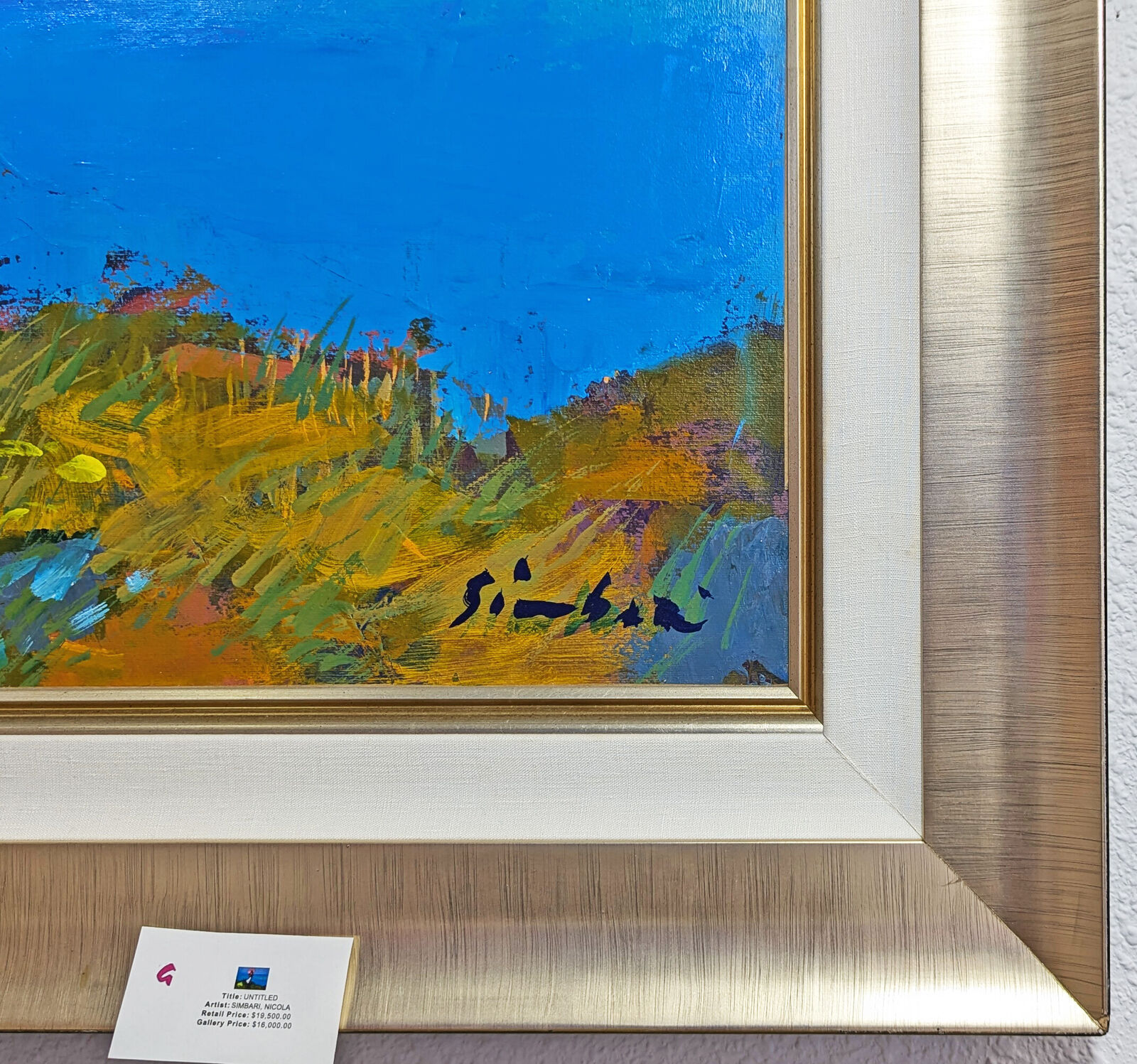 Artwork by Nicola Simbari, Untitled (original oil painting), Made of Oil On Canvas 