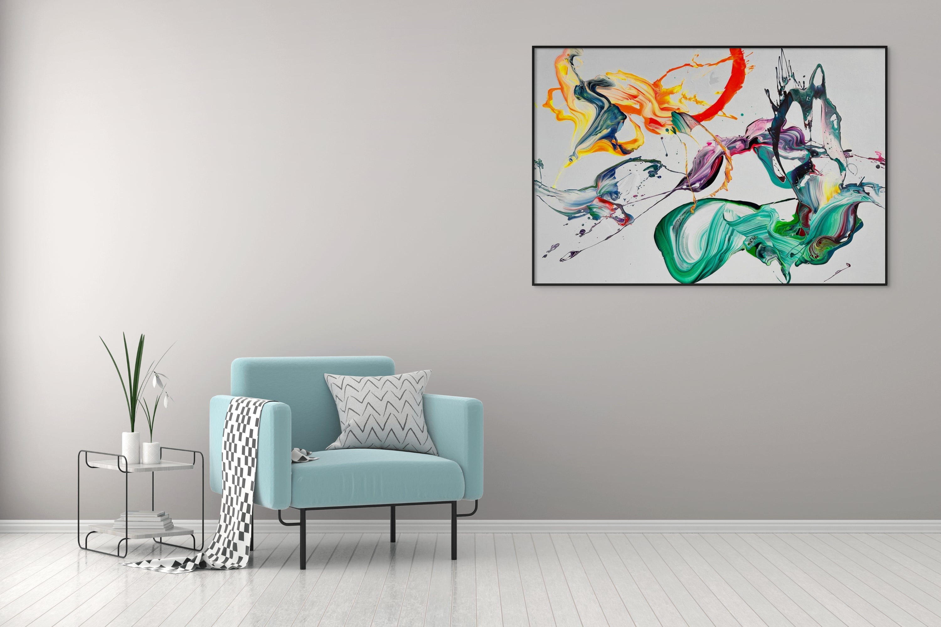 Artwork by Nikolaos Schizas, Am New Start, Made of Acrylic on canvas 