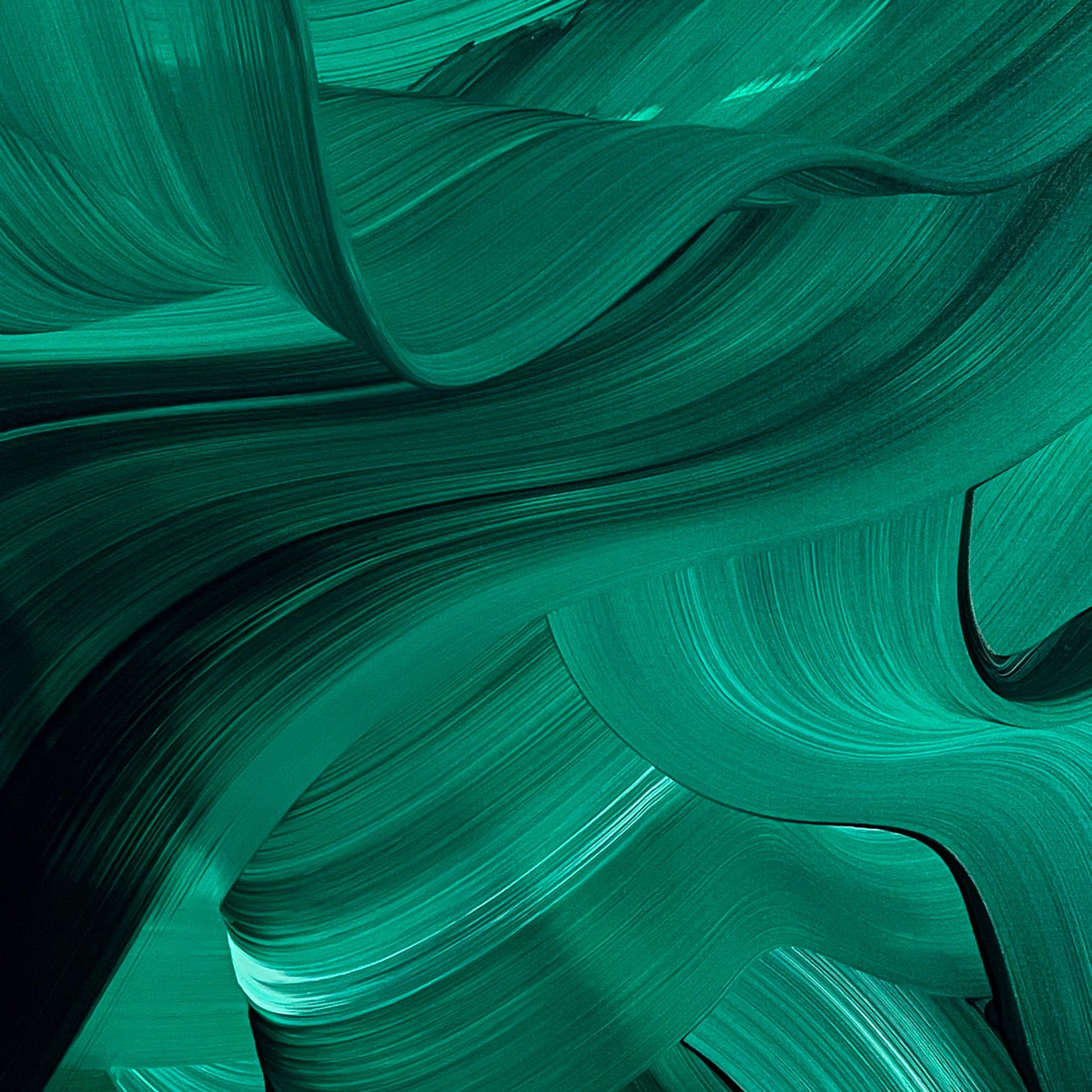 Artwork by Nikolaos Schizas, Green velvet, Made of Acrylic on canvas 