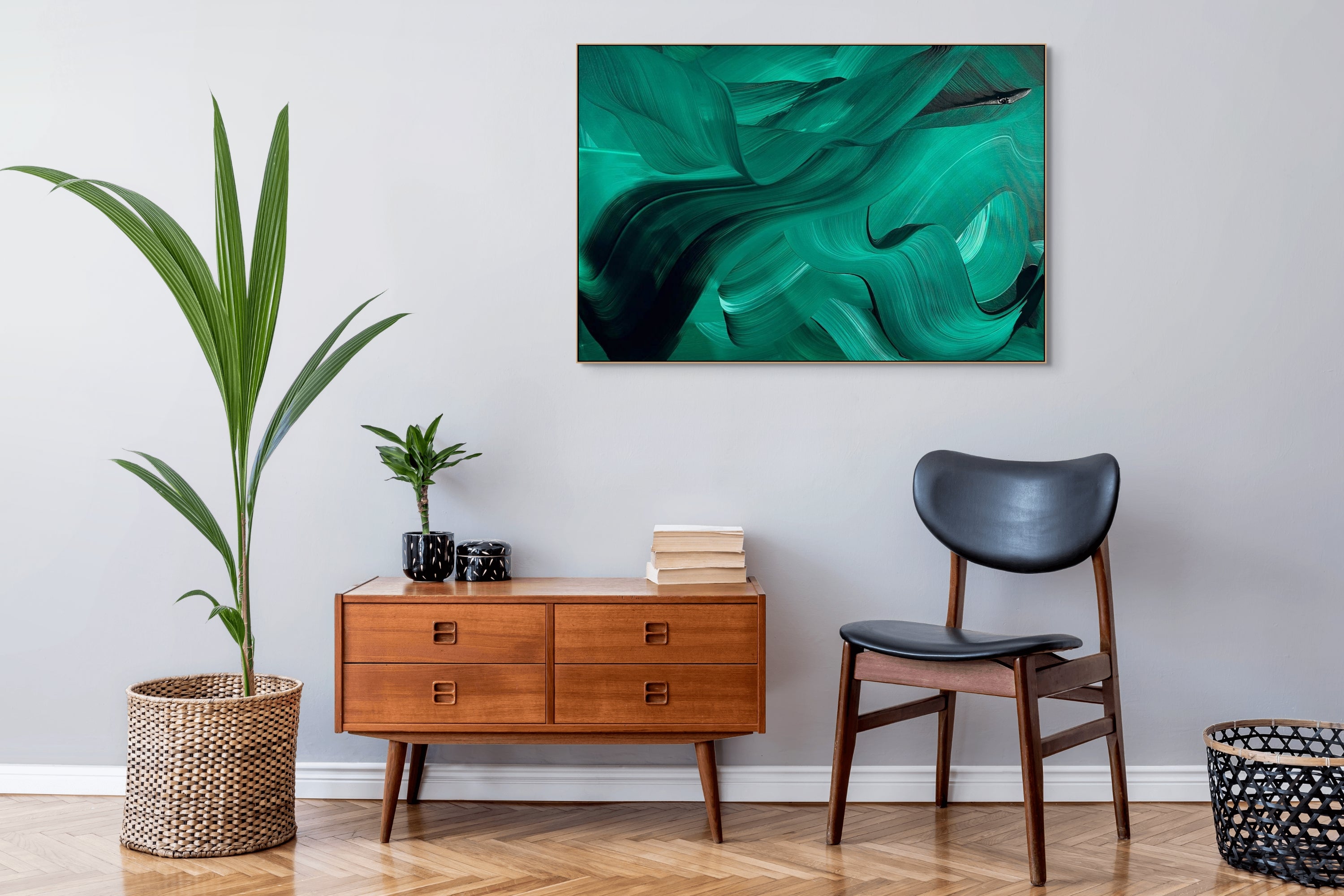 Artwork by Nikolaos Schizas, Green velvet, Made of Acrylic on canvas 