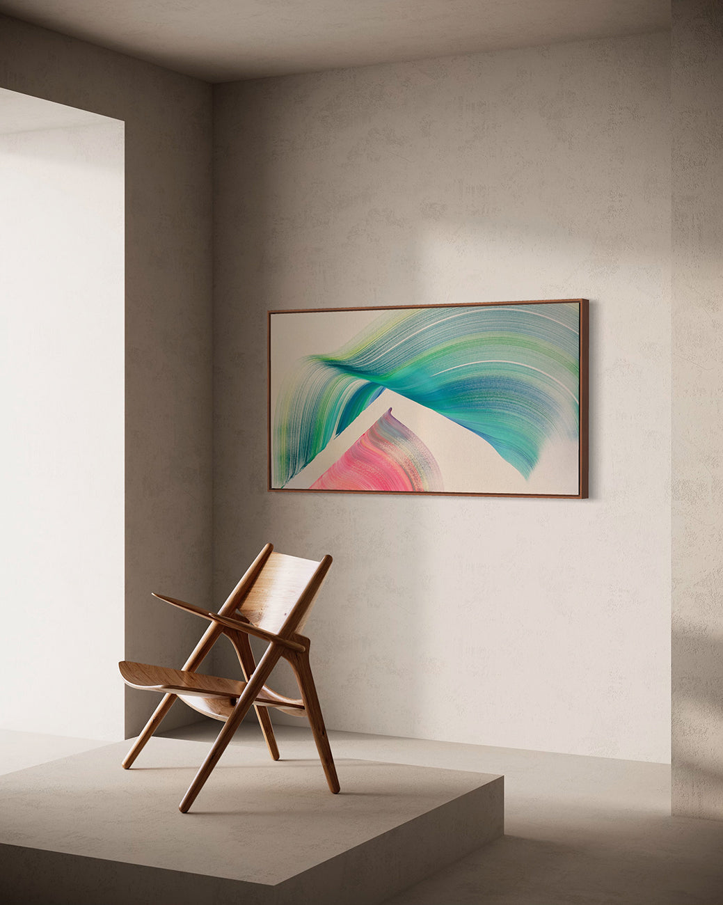 Artwork by Nikolaos Schizas, Into Eternity, Made of Acrylic on raw canvas 