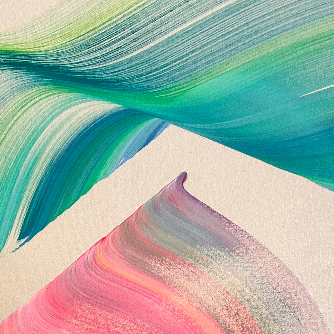 Artwork by Nikolaos Schizas, Into Eternity, Made of Acrylic on raw canvas 