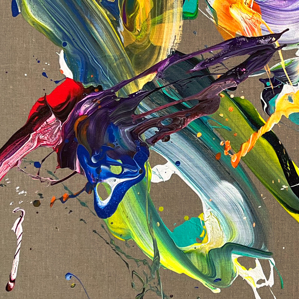 Artwork by Nikolaos Schizas, La Libelula, Made of Acrylic on canvas 