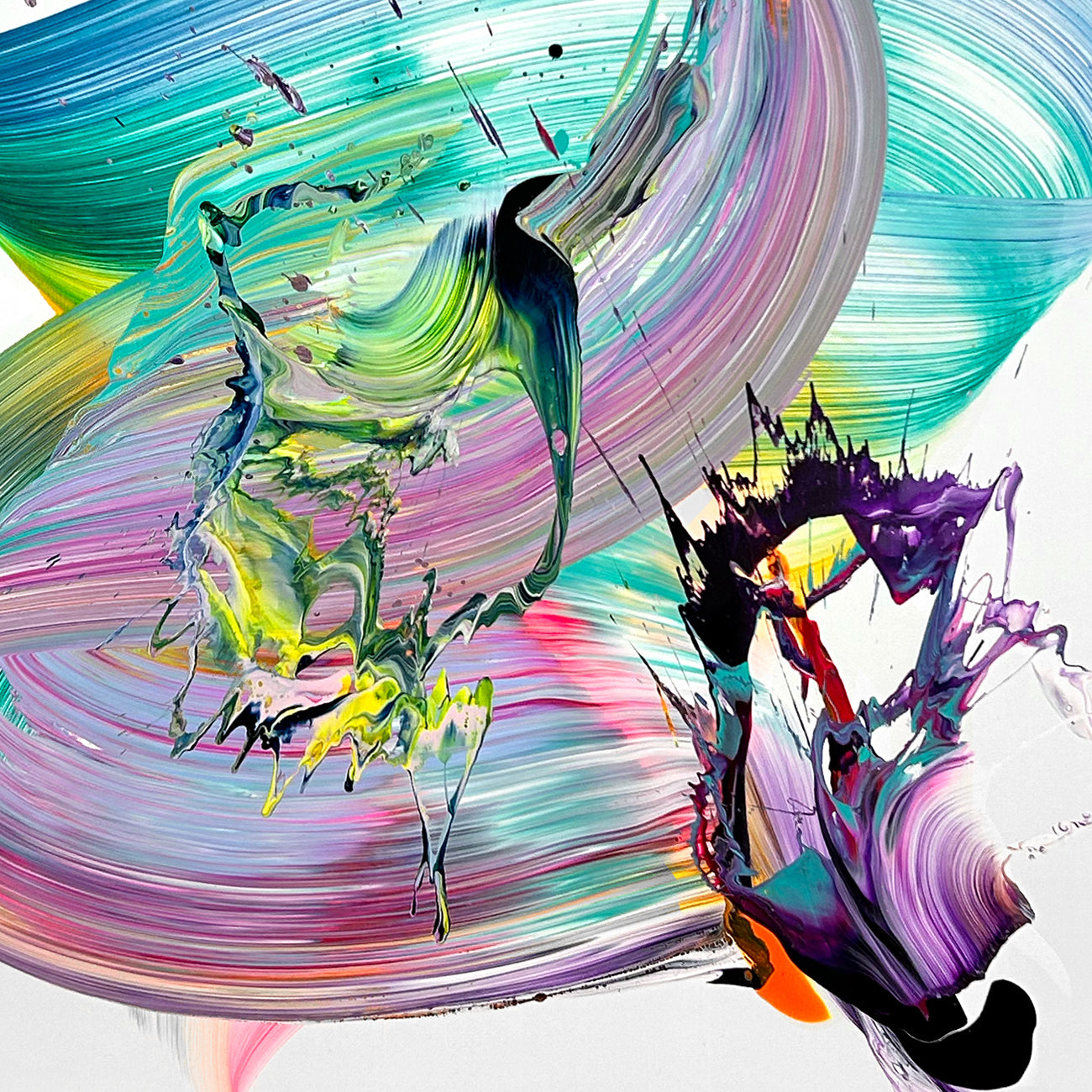 Artwork by Nikolaos Schizas, Motion, Made of Acrylic on canvas 