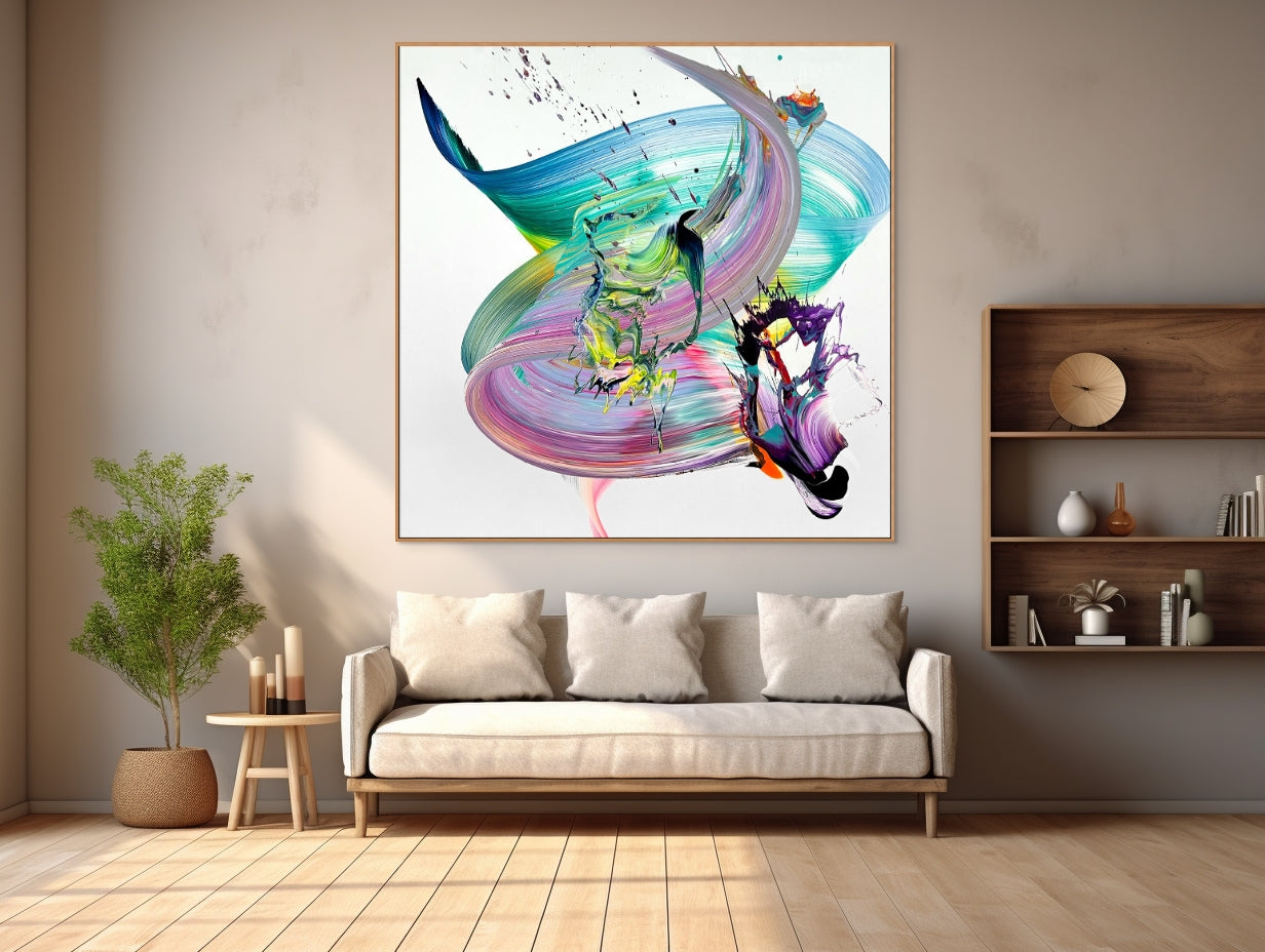 Artwork by Nikolaos Schizas, Motion, Made of Acrylic on canvas 