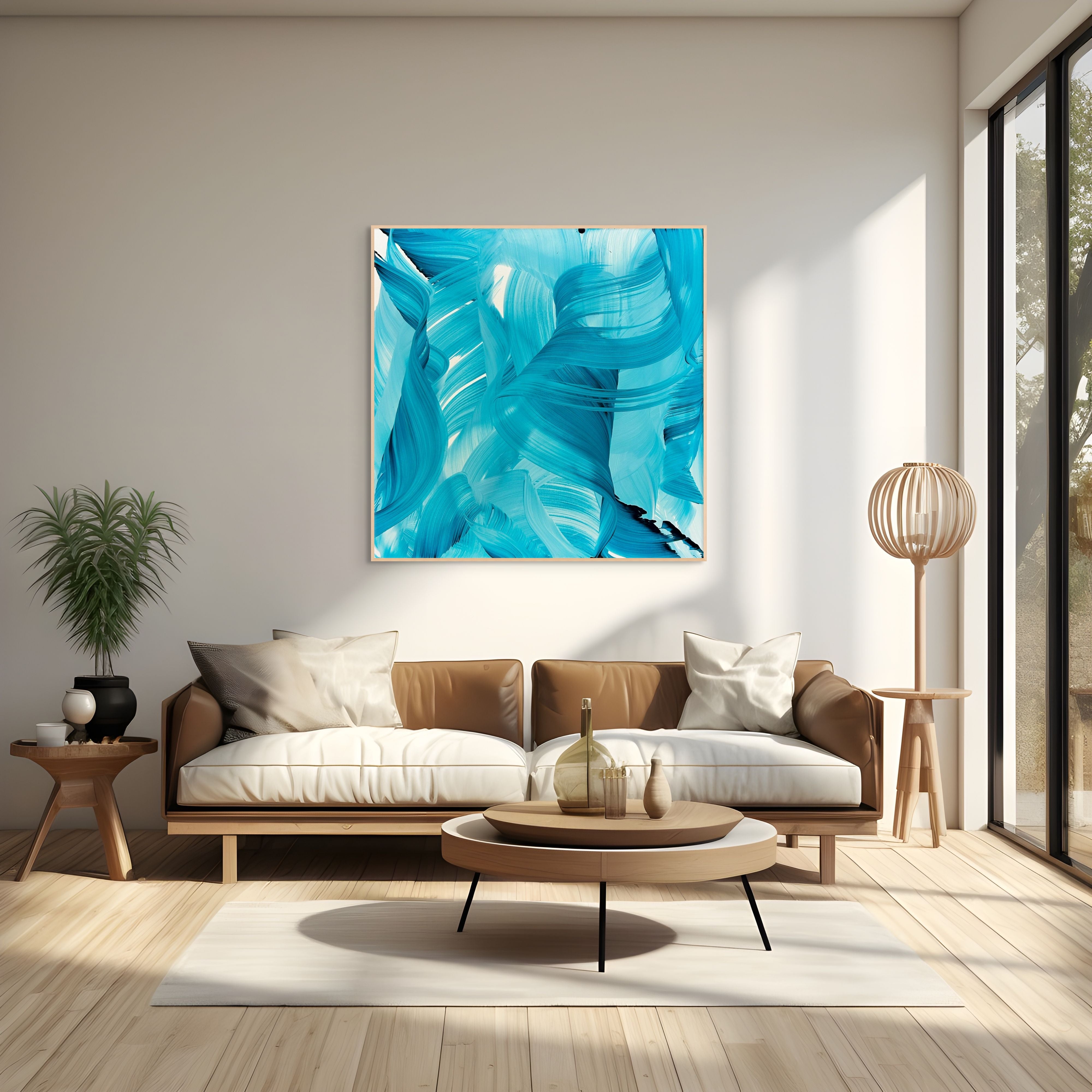 Artwork by Nikolaos Schizas, Oceanic serenity, Made of Acrylic on canvas 