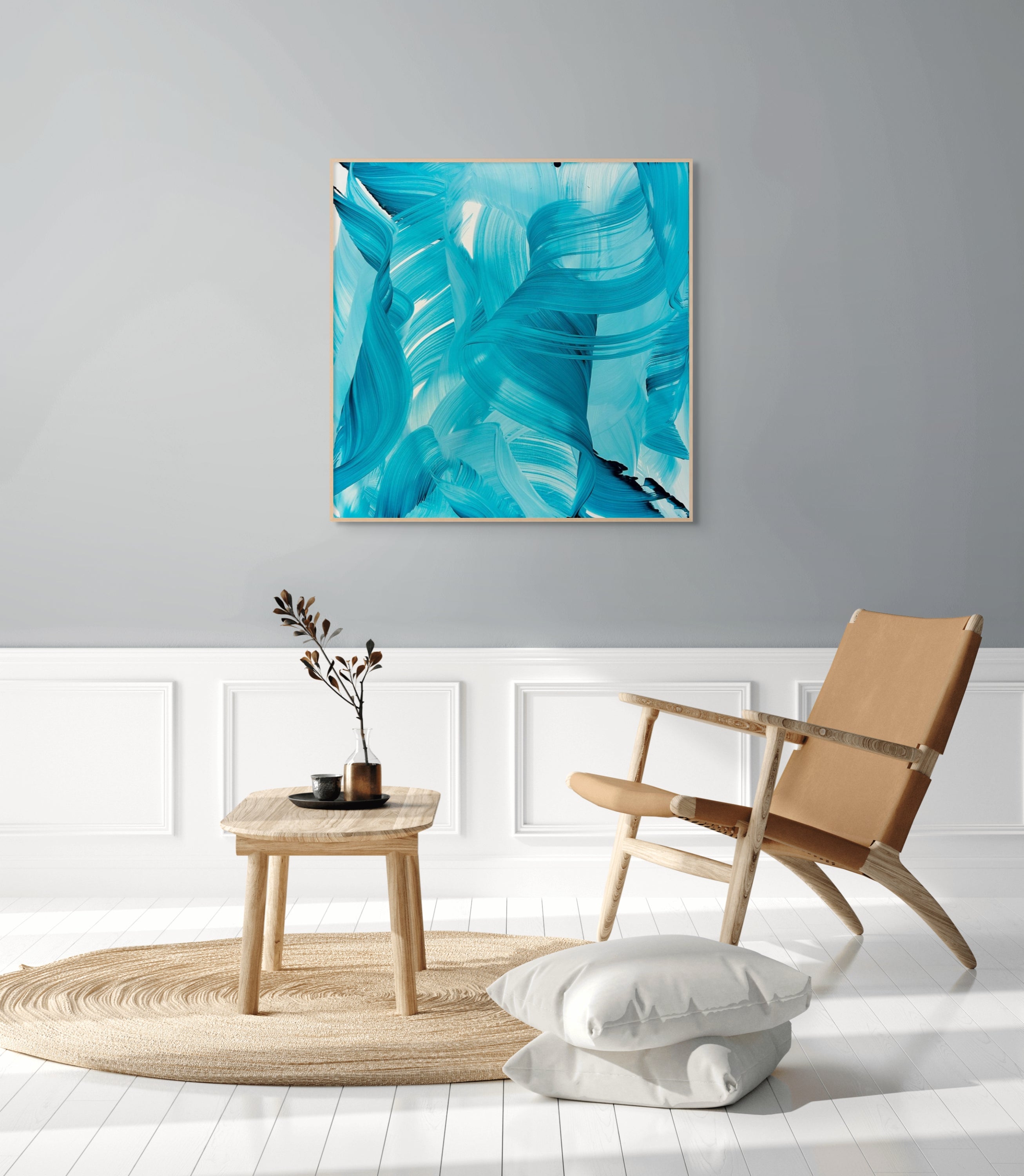 Artwork by Nikolaos Schizas, Oceanic serenity, Made of Acrylic on canvas 